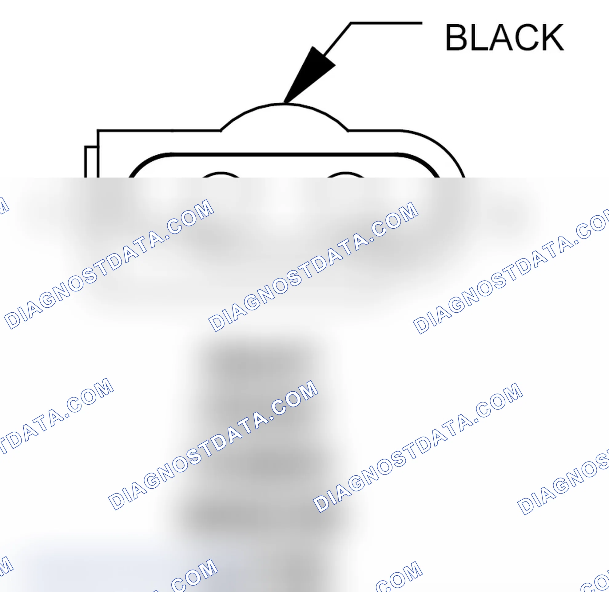 Scheme 213: Right Front Power Window Motor Connector End View