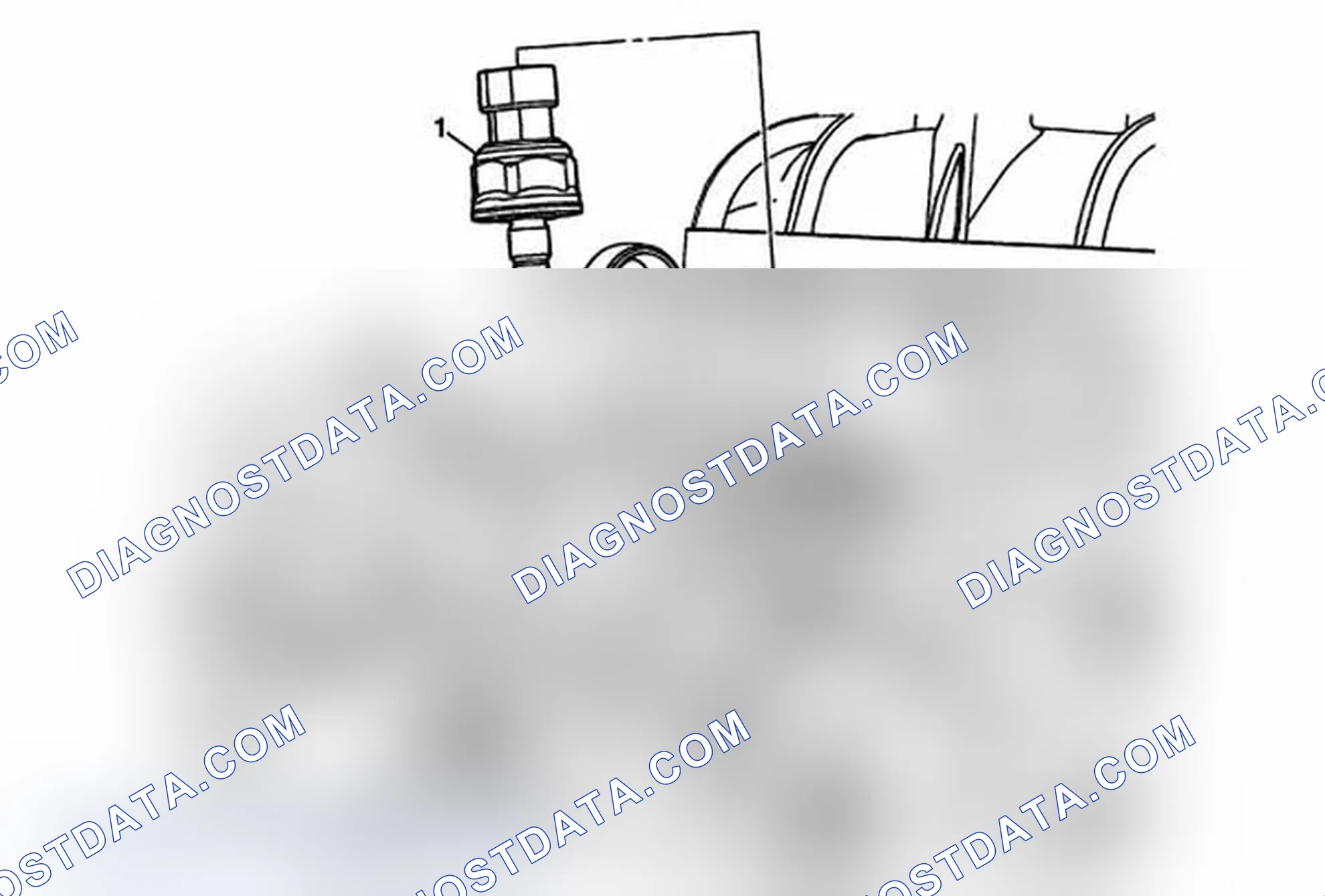 Scheme 92: Fuel Pressure Sensor Replacement - Fuel Injection Fuel Rail