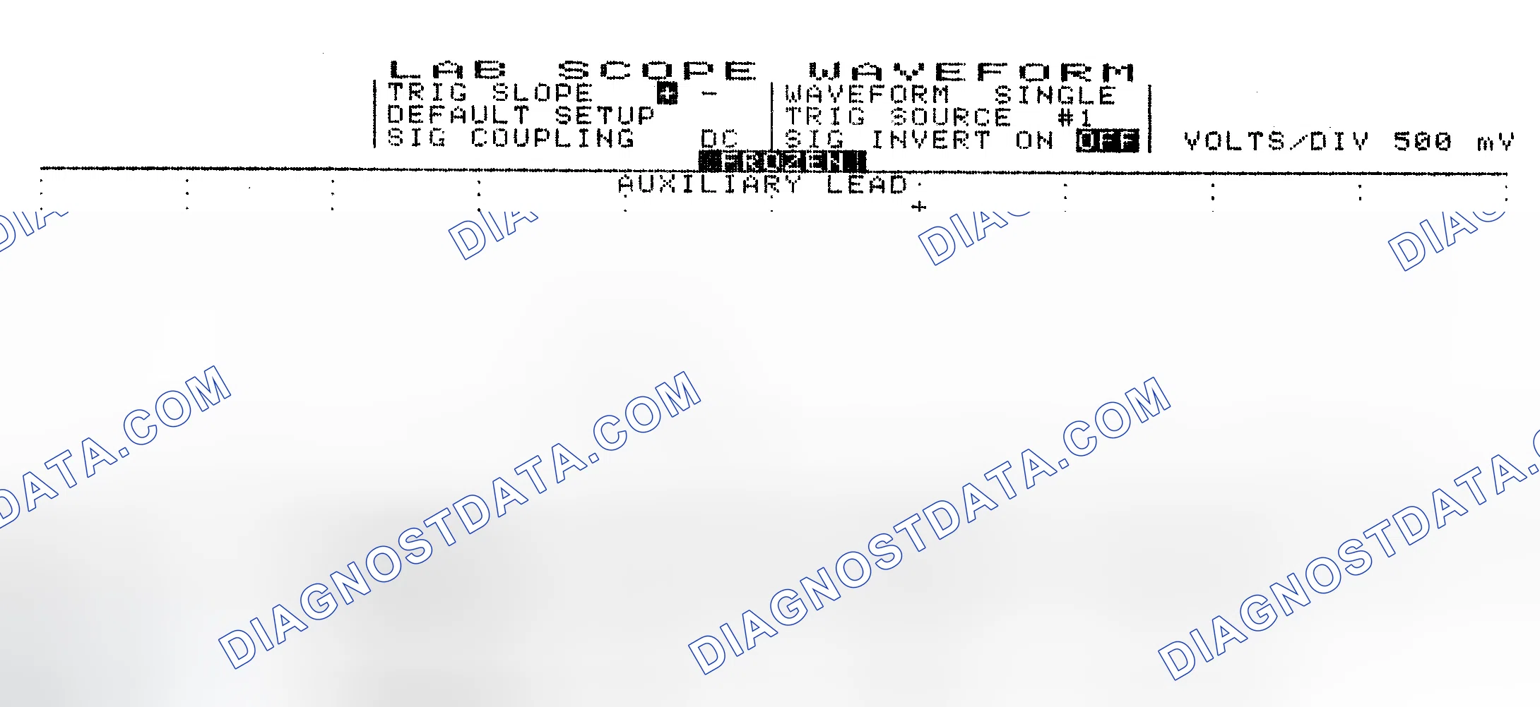 Scheme 10: Single Injector w/Excessive Current Flow - Current Pattern