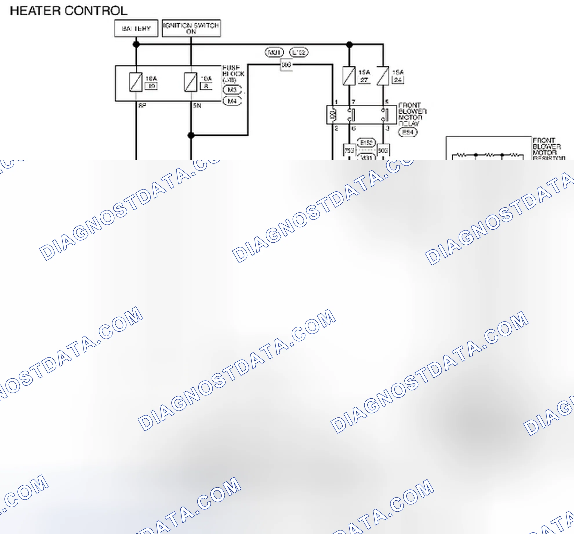 Scheme 193: Heater Control: Wiring Diagram