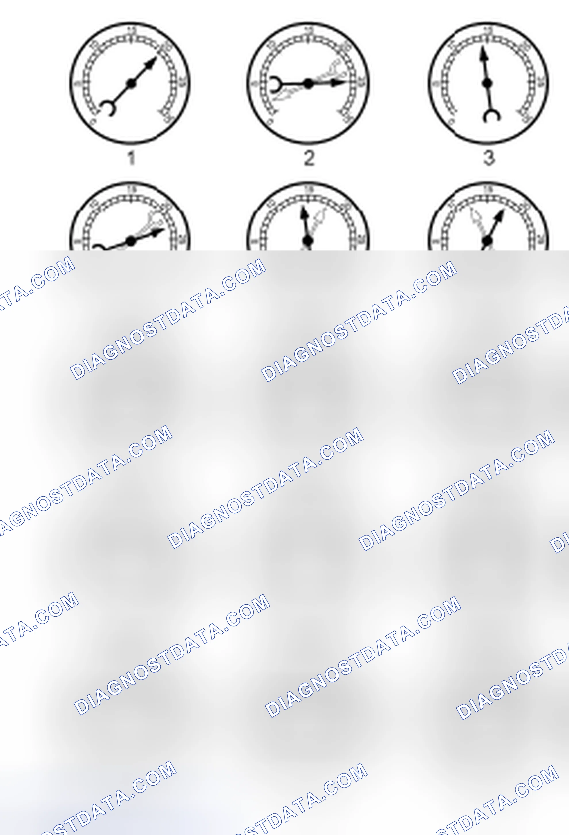 Scheme 519: Intake Manifold Vacuum Test - Interpreting Vacuum Gauge Readings