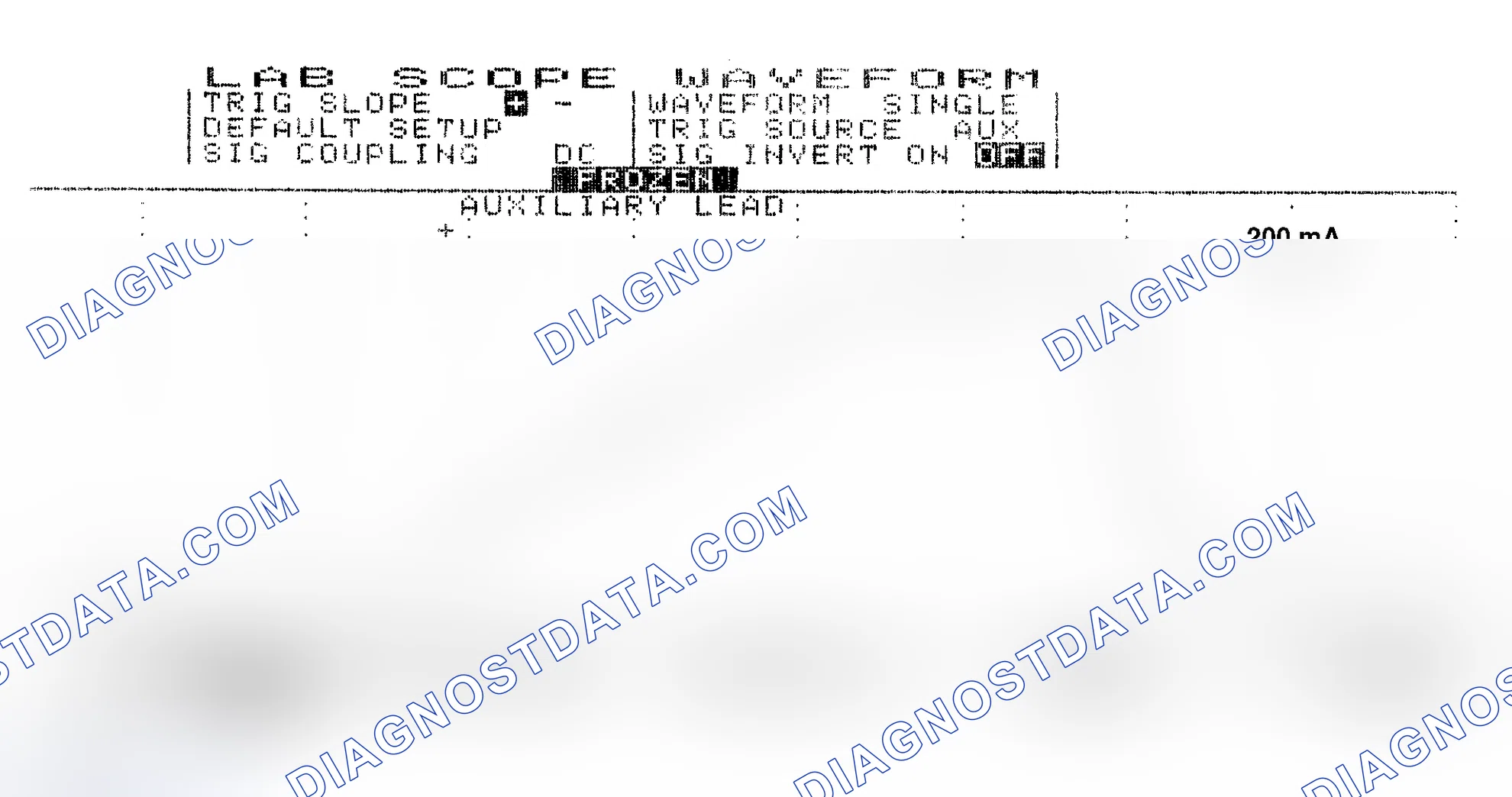 Scheme 13: Single Injector w/Normal Current Flow - Current Pattern