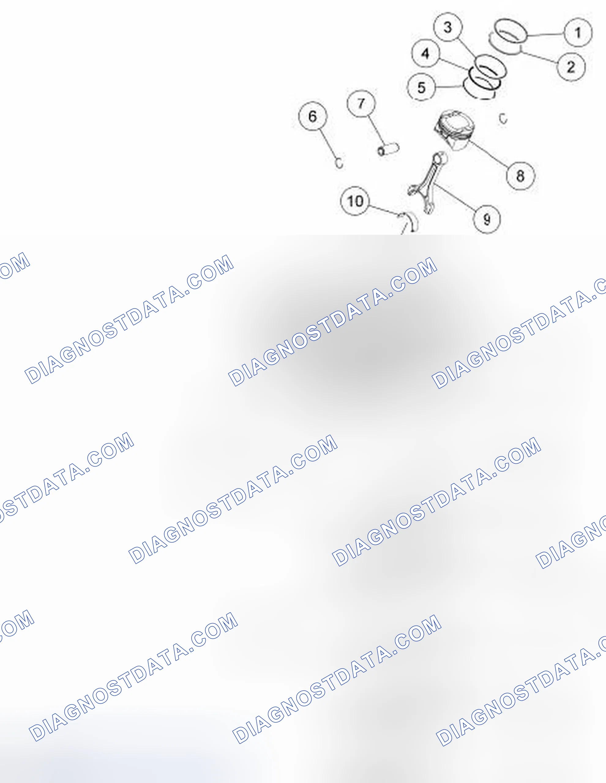 Scheme 1706: Lower Engine Block (View 2)
