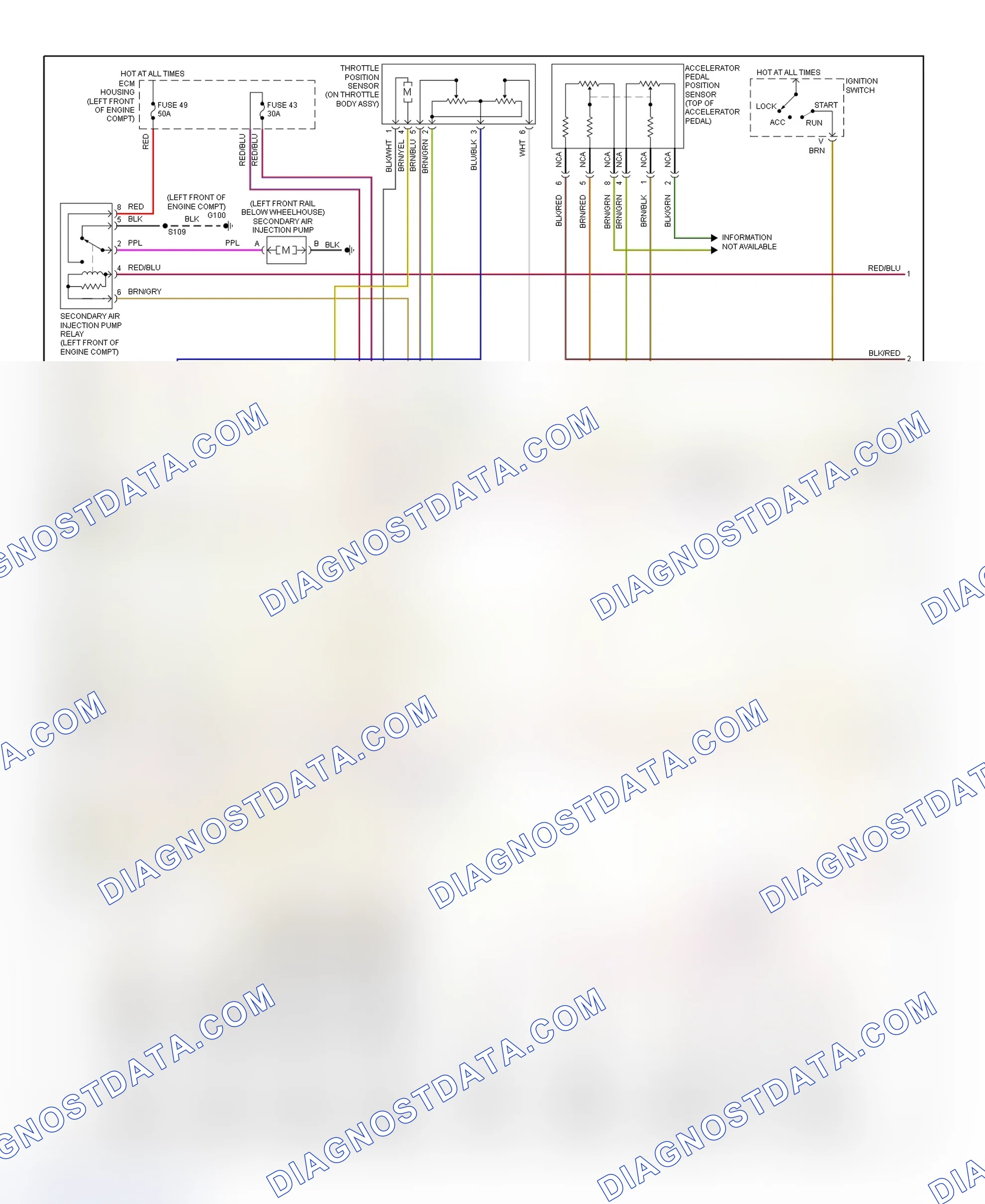 Scheme 32: PCM Wiring Diagram (Catera - 3.0L - 2 Of 3)