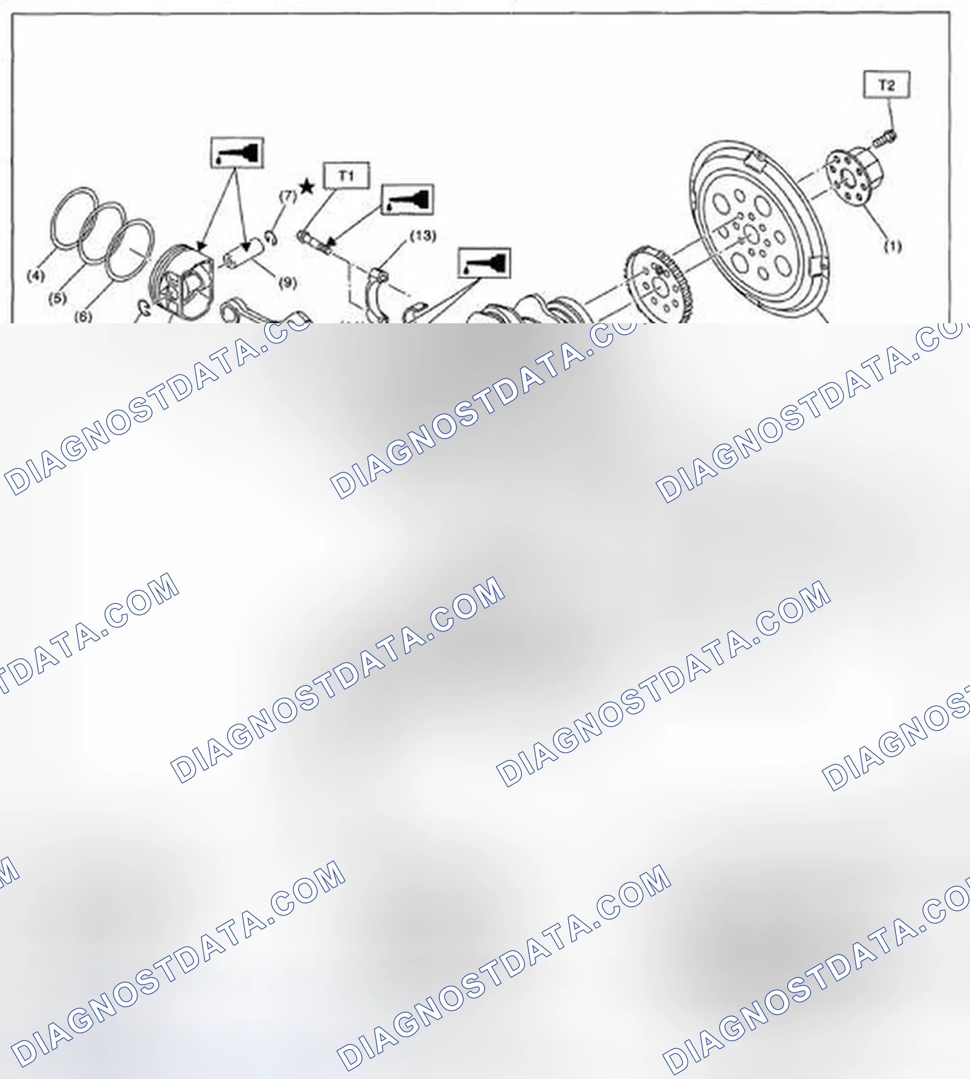 Scheme 473: CRANKSHAFT AND PISTON