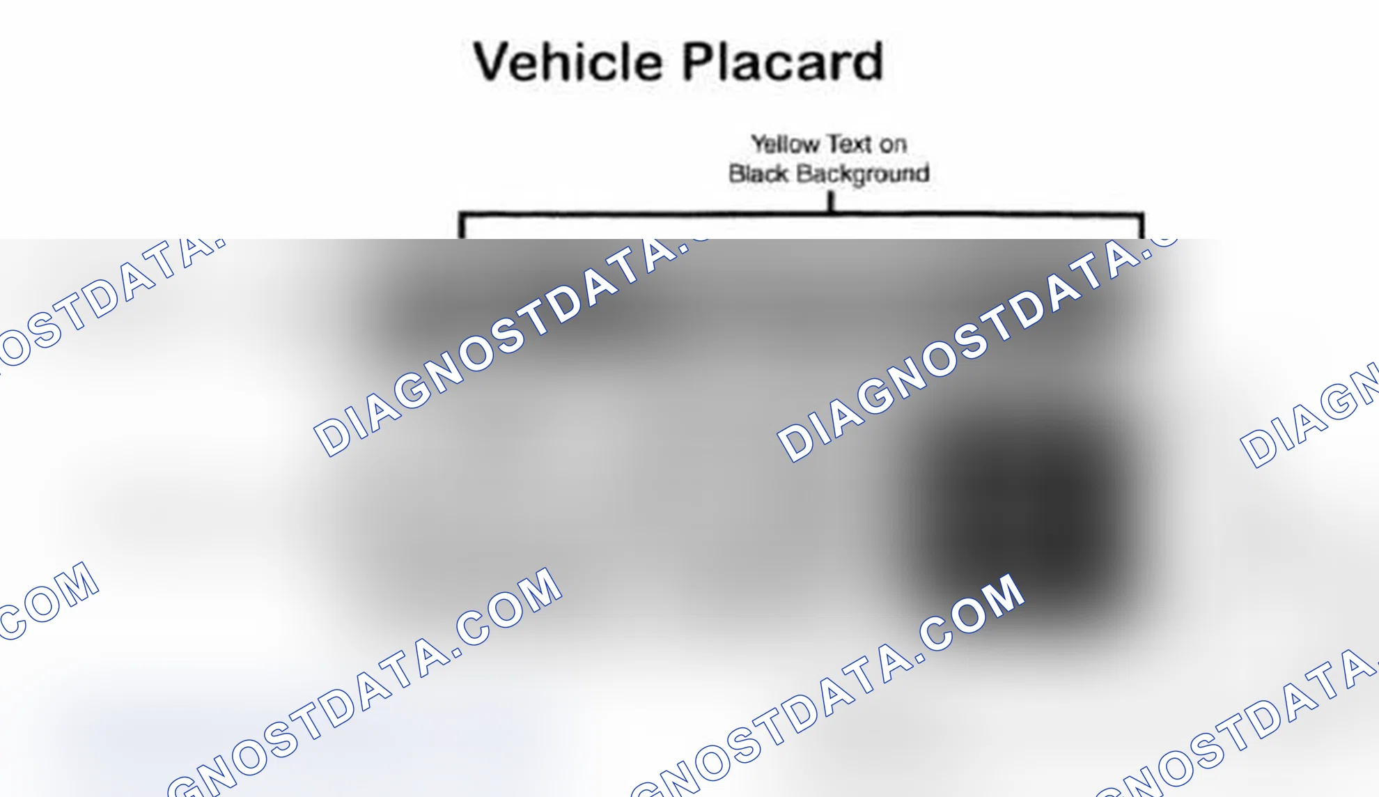 Scheme 28: Vehicle Tire Placard - Typical