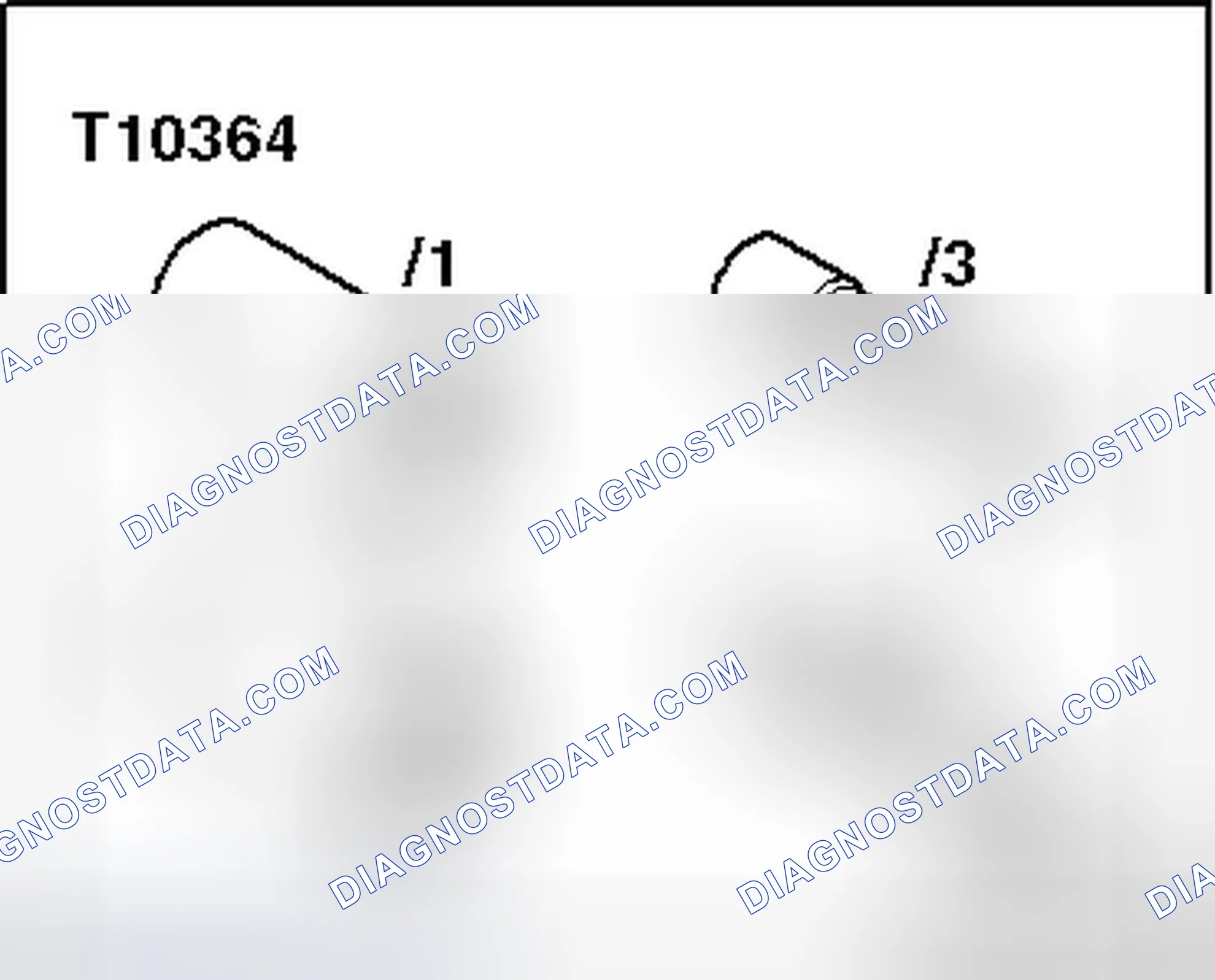 Scheme 66: Socket -T10364- for high pressure/low pressure side service connection valves in refrigerant circuit