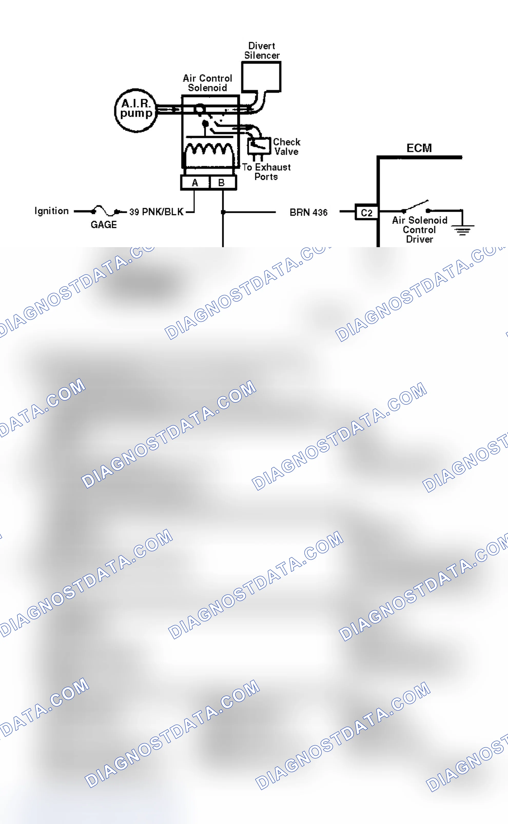 Scheme 655: Chart C6A, Electric Air Divert, Schematic