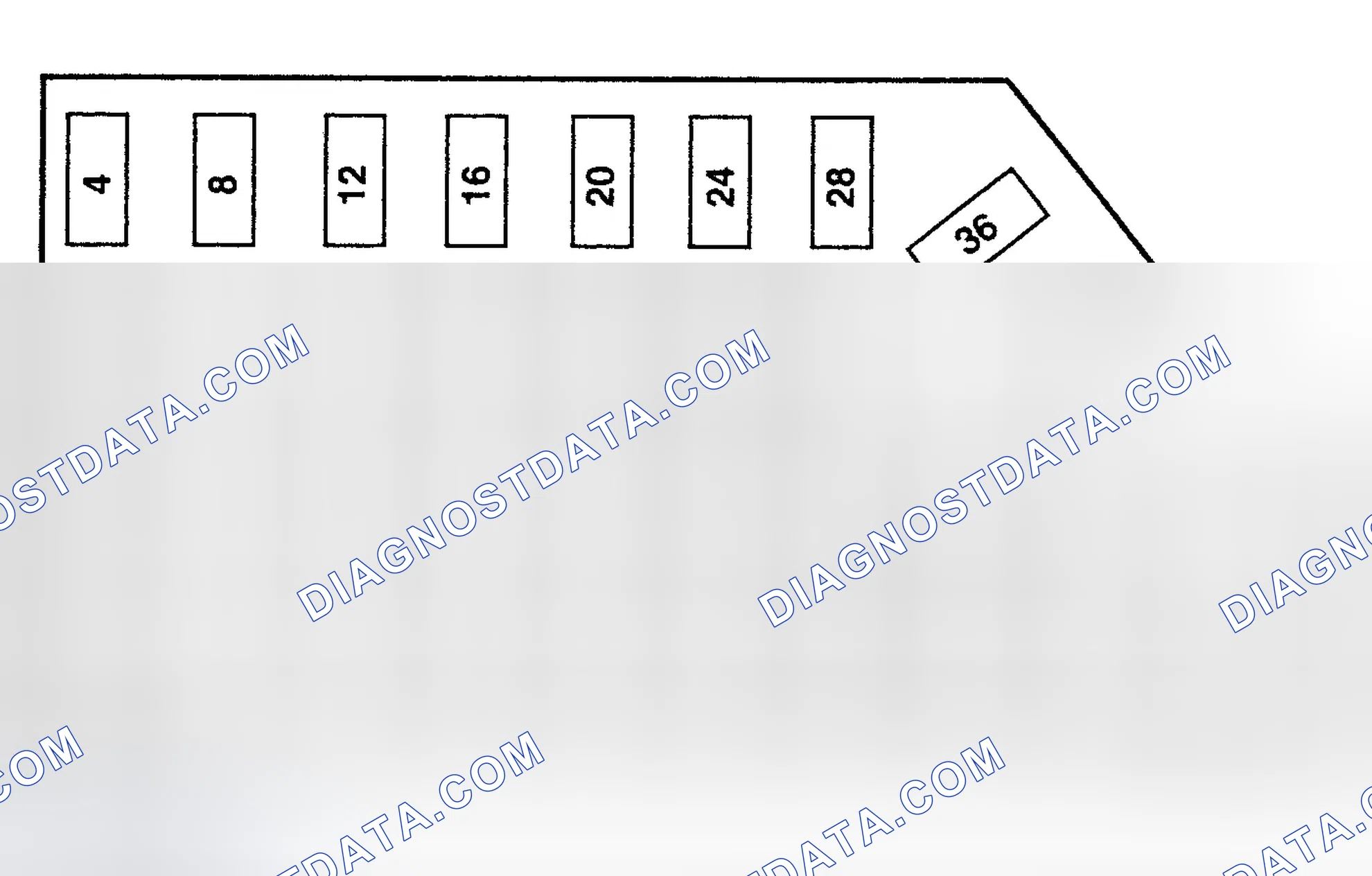Scheme 5: PASSENGER COMPARTMENT FUSE PANEL IDENTIFICATION - 1997