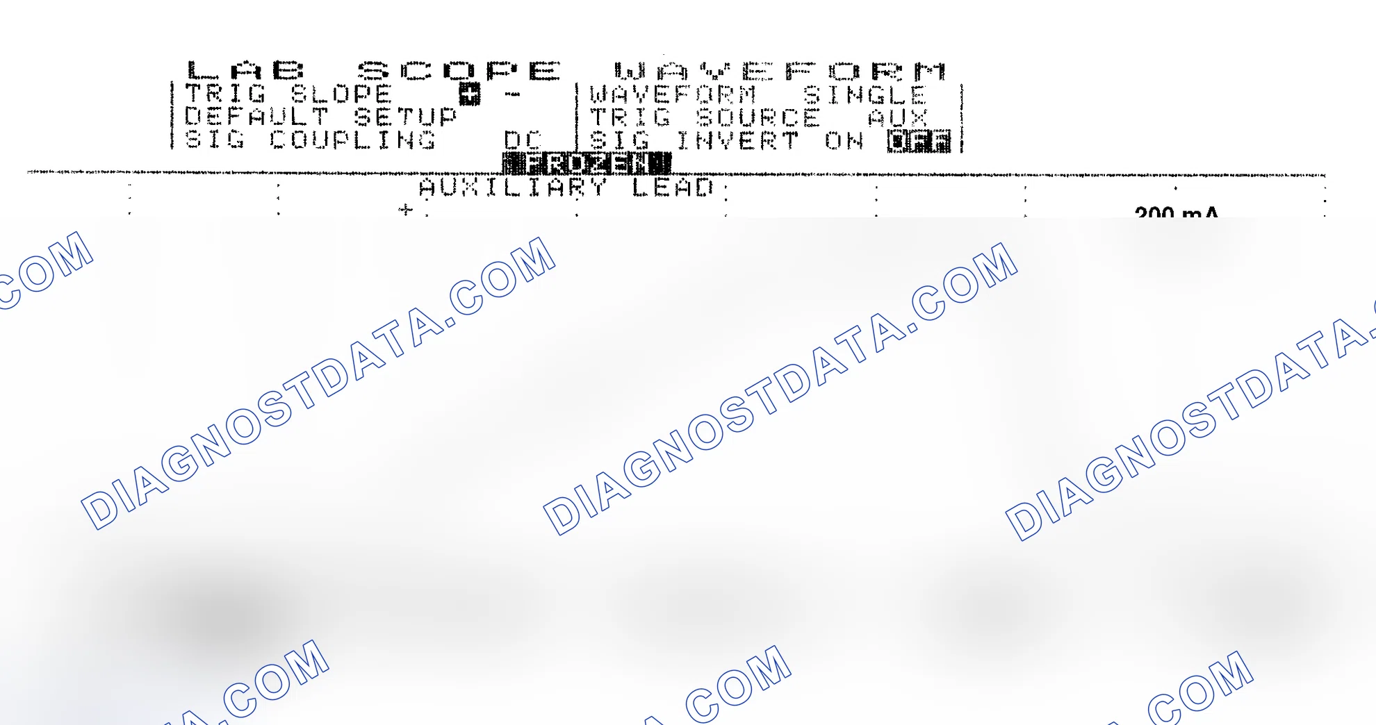 Scheme 13: Single Injector w/Normal Current Flow - Current Pattern