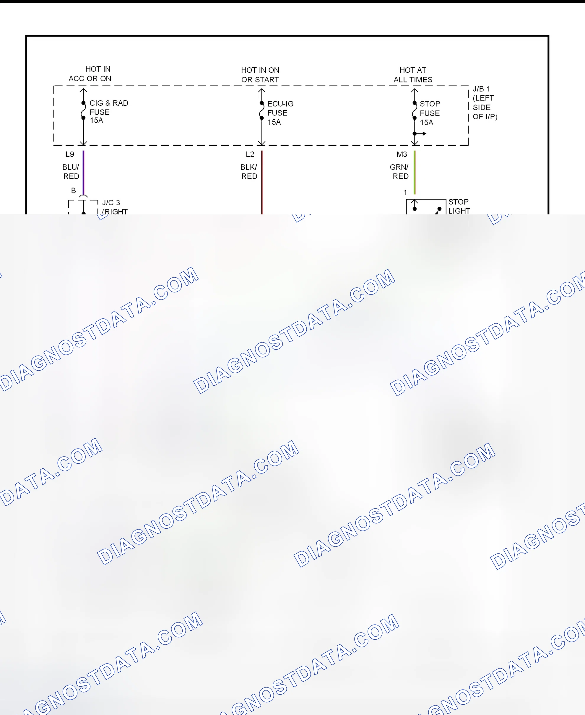 Scheme 11: Shift Interlock System Wiring Diagram (1995-96 Camry)