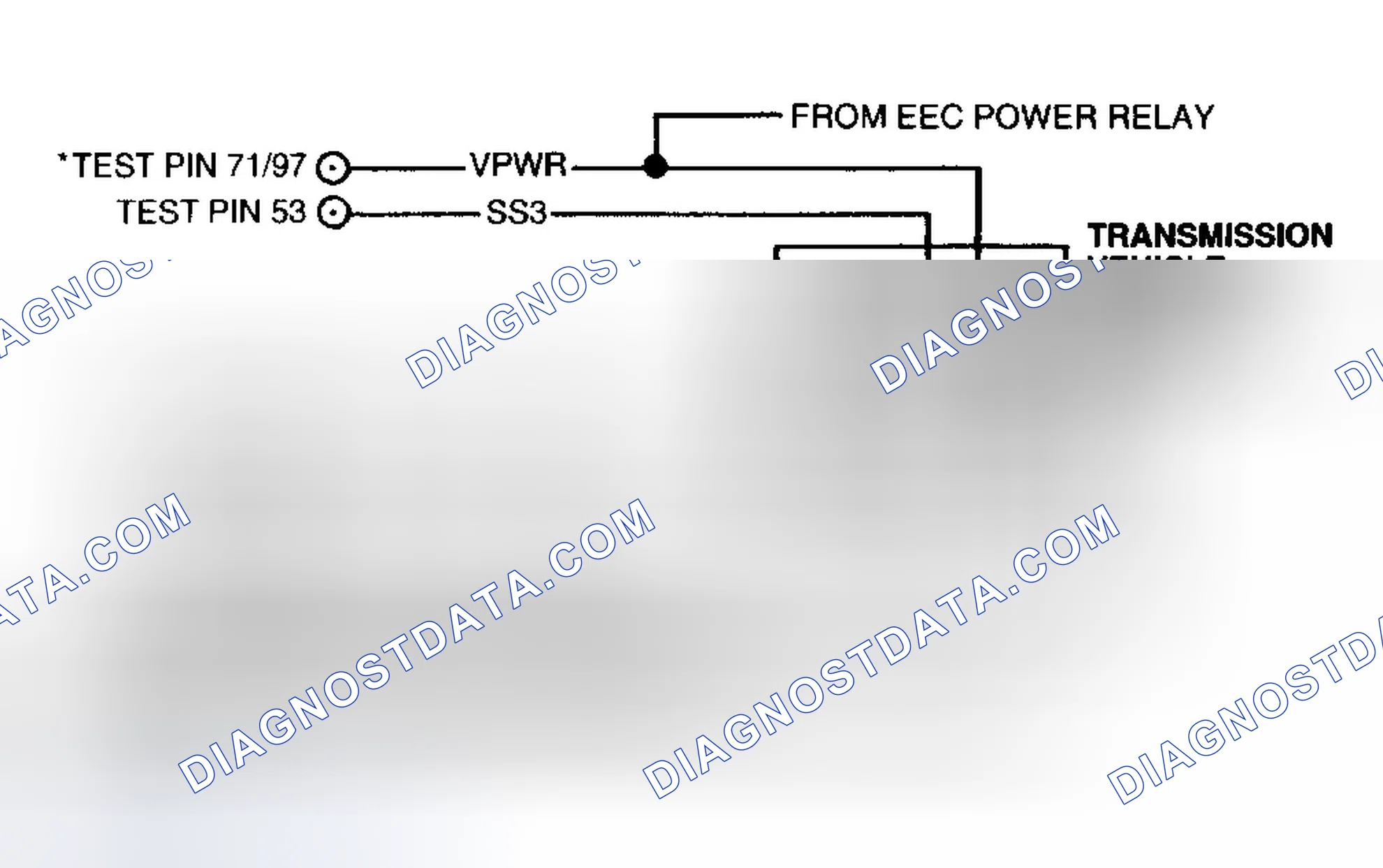 Scheme 391: Transmission Circuit & Connector Terminals (4R44E & 4R55E)