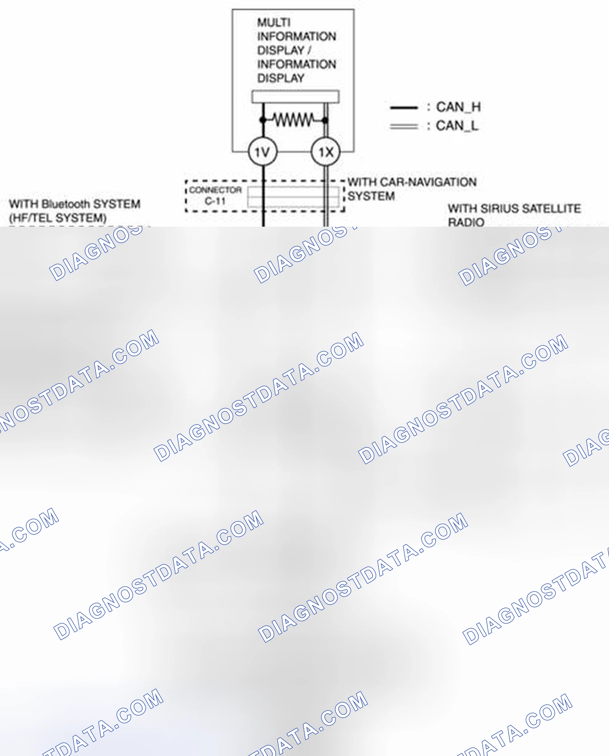 Scheme 63: MS-CAN Short Between Circuits [Multiplex Communication System] System Wiring Diagram
