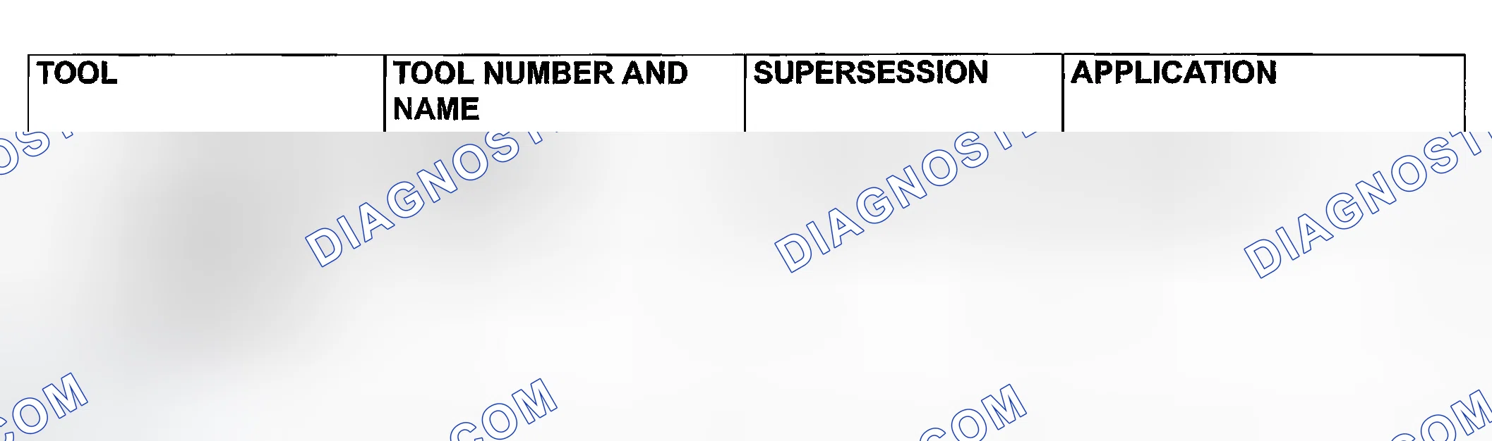 Scheme 7: SPECIAL TOOL