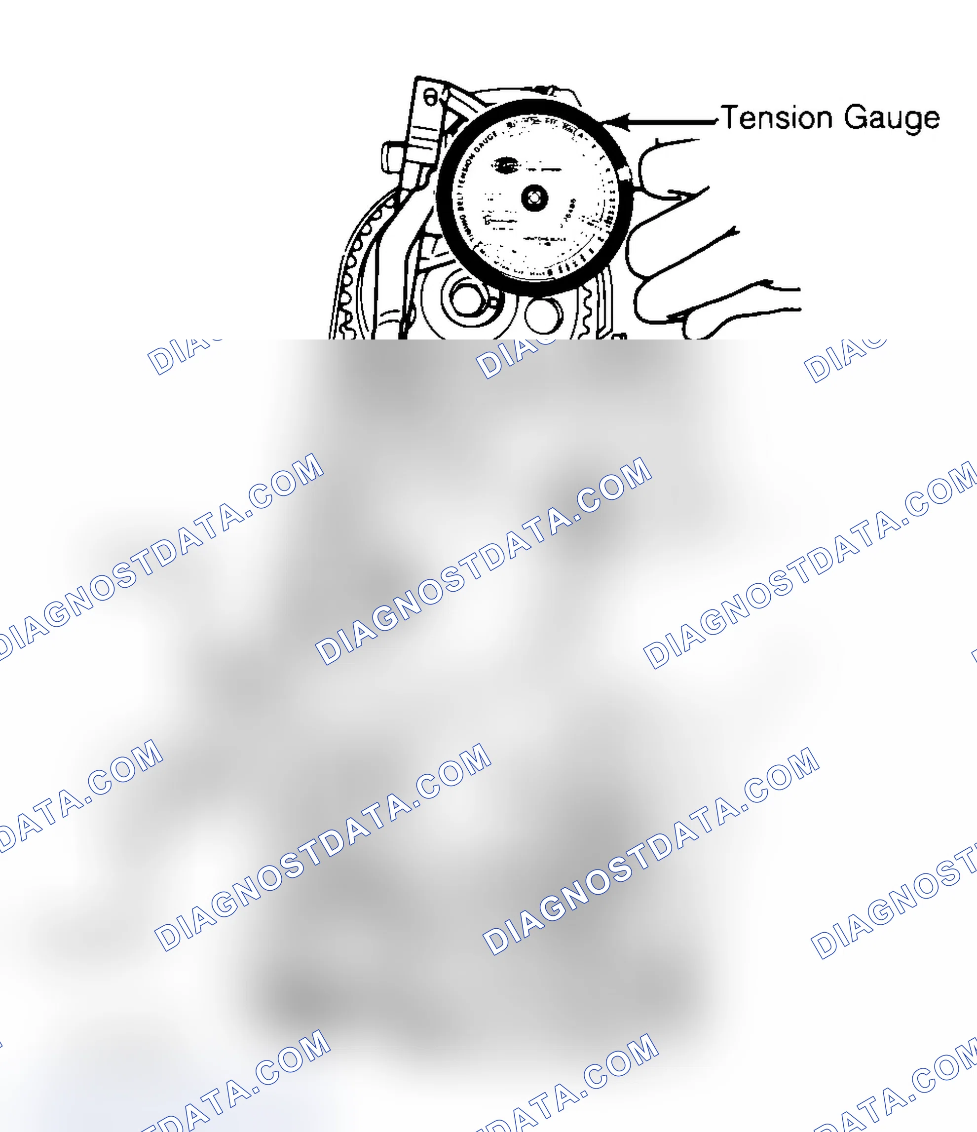 Scheme 28: Adjusting Typical Timing Belt Tension