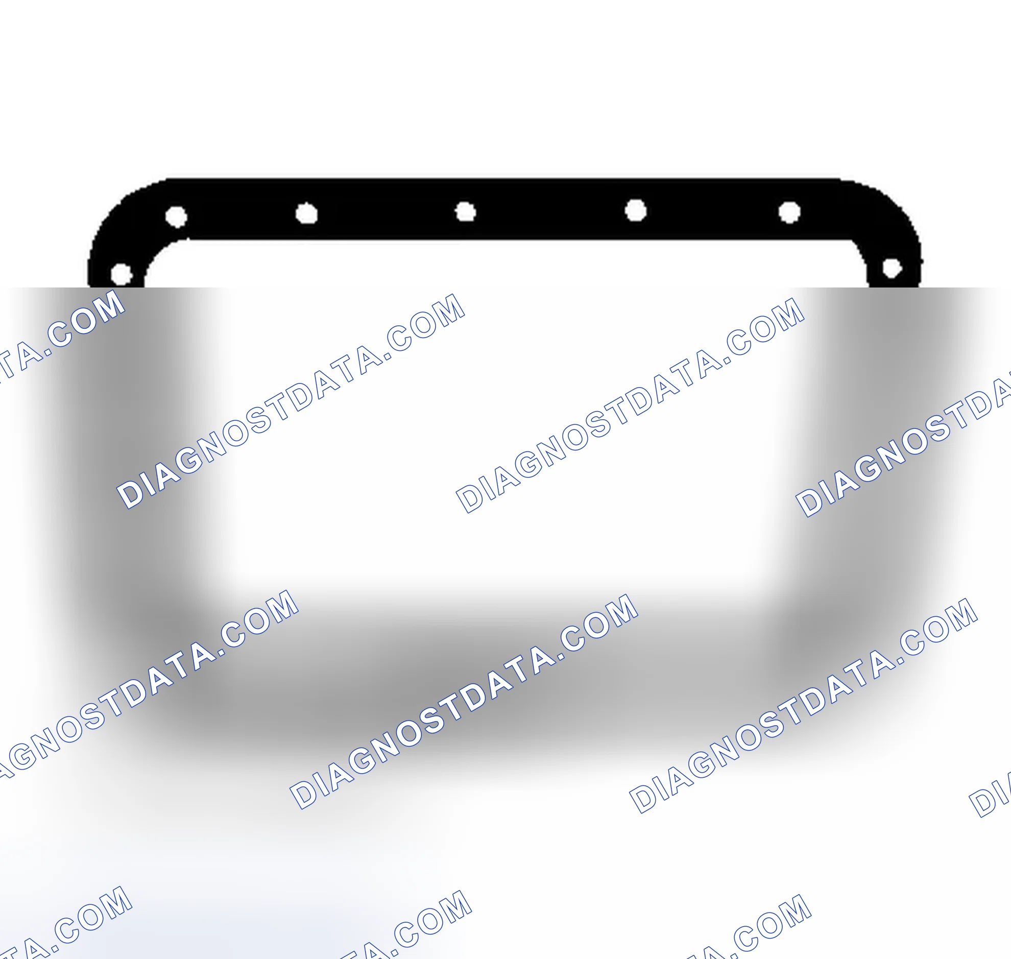 Scheme 242: Identifying Oil Pan Gasket (4R44E & 5R55E)