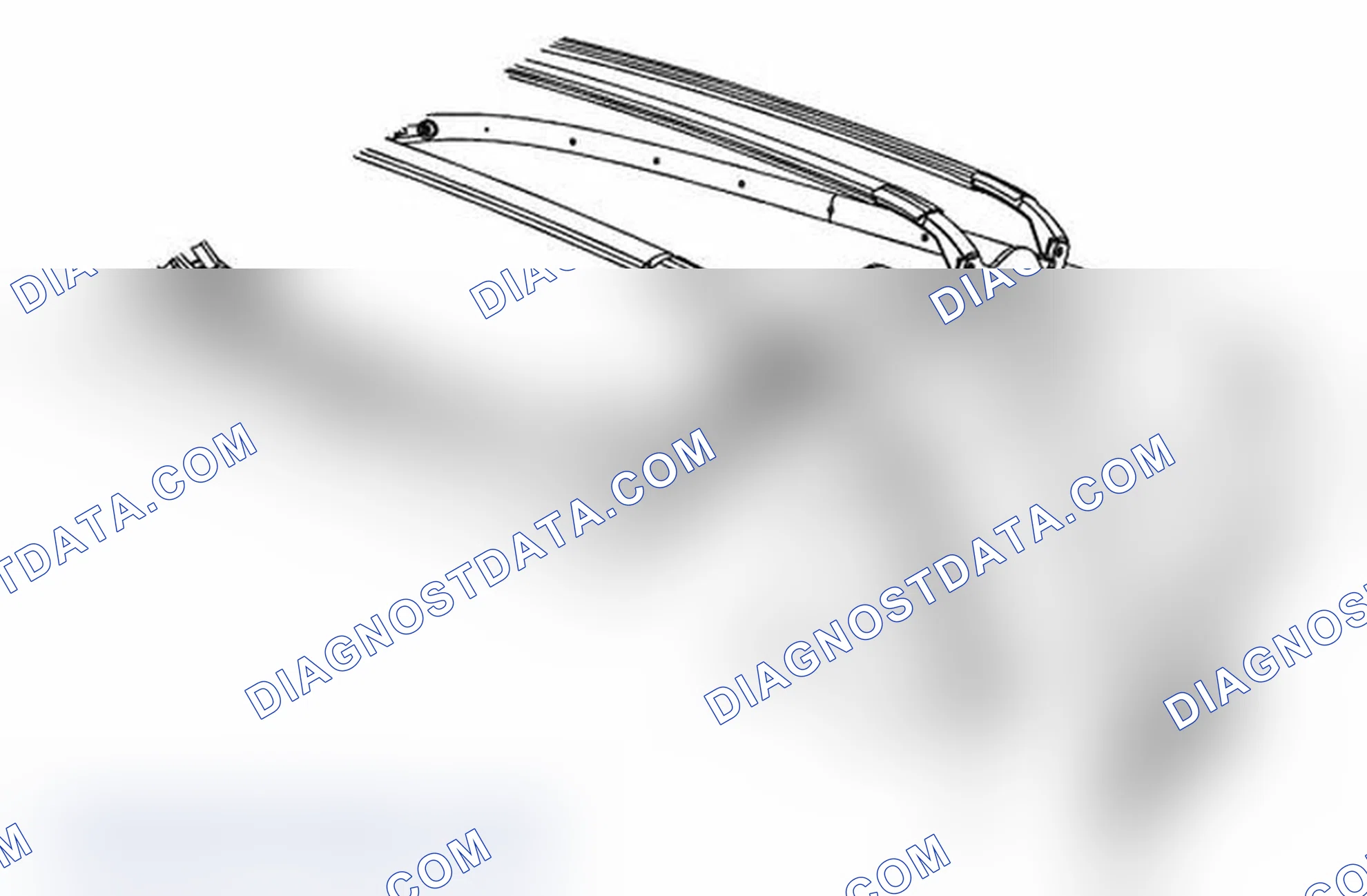 Scheme 14: Folding Top Side Rear Weatherstrip Retainer Replacement