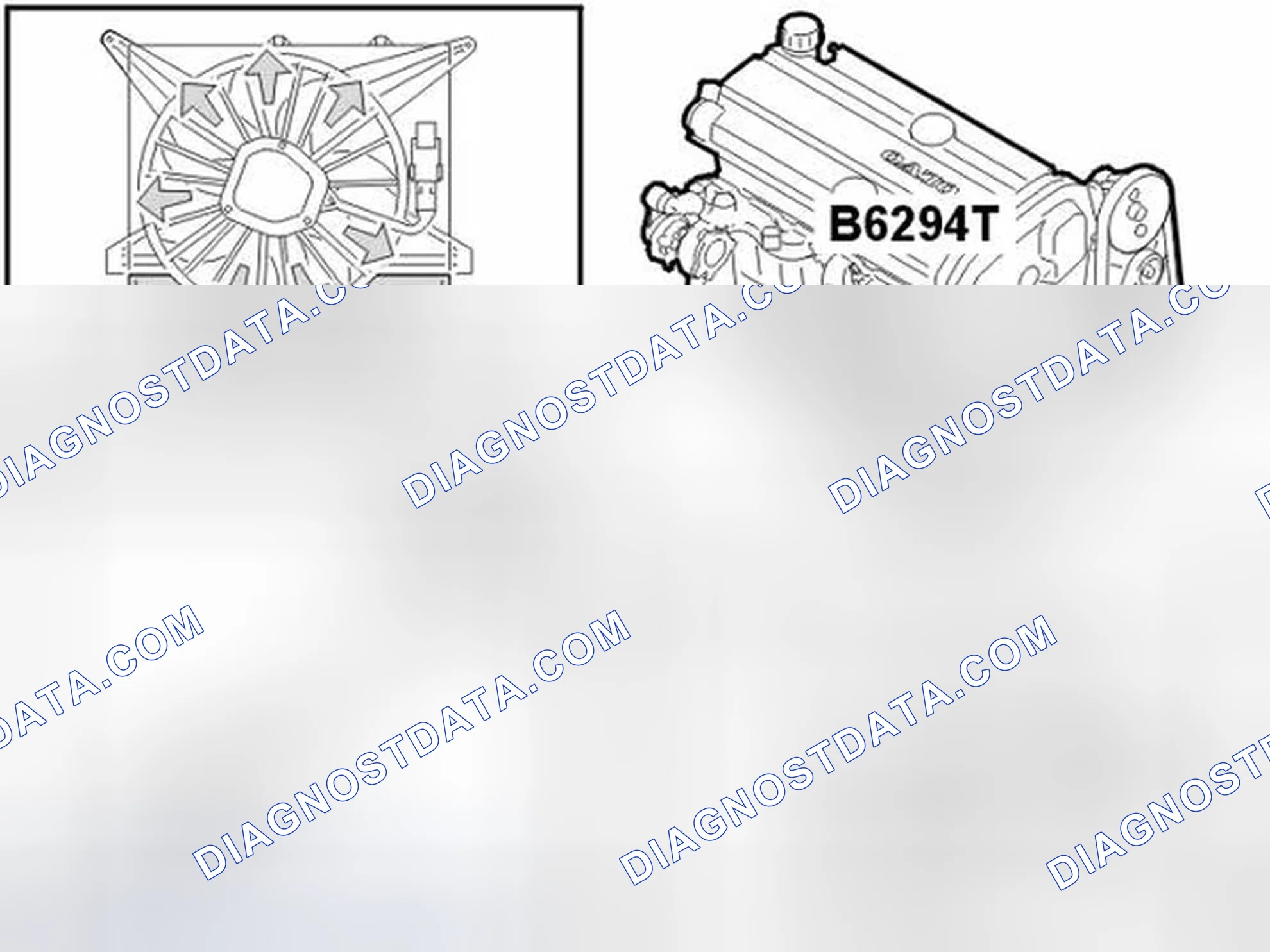 Scheme 26: Unique to the XC90 with B6294T engine