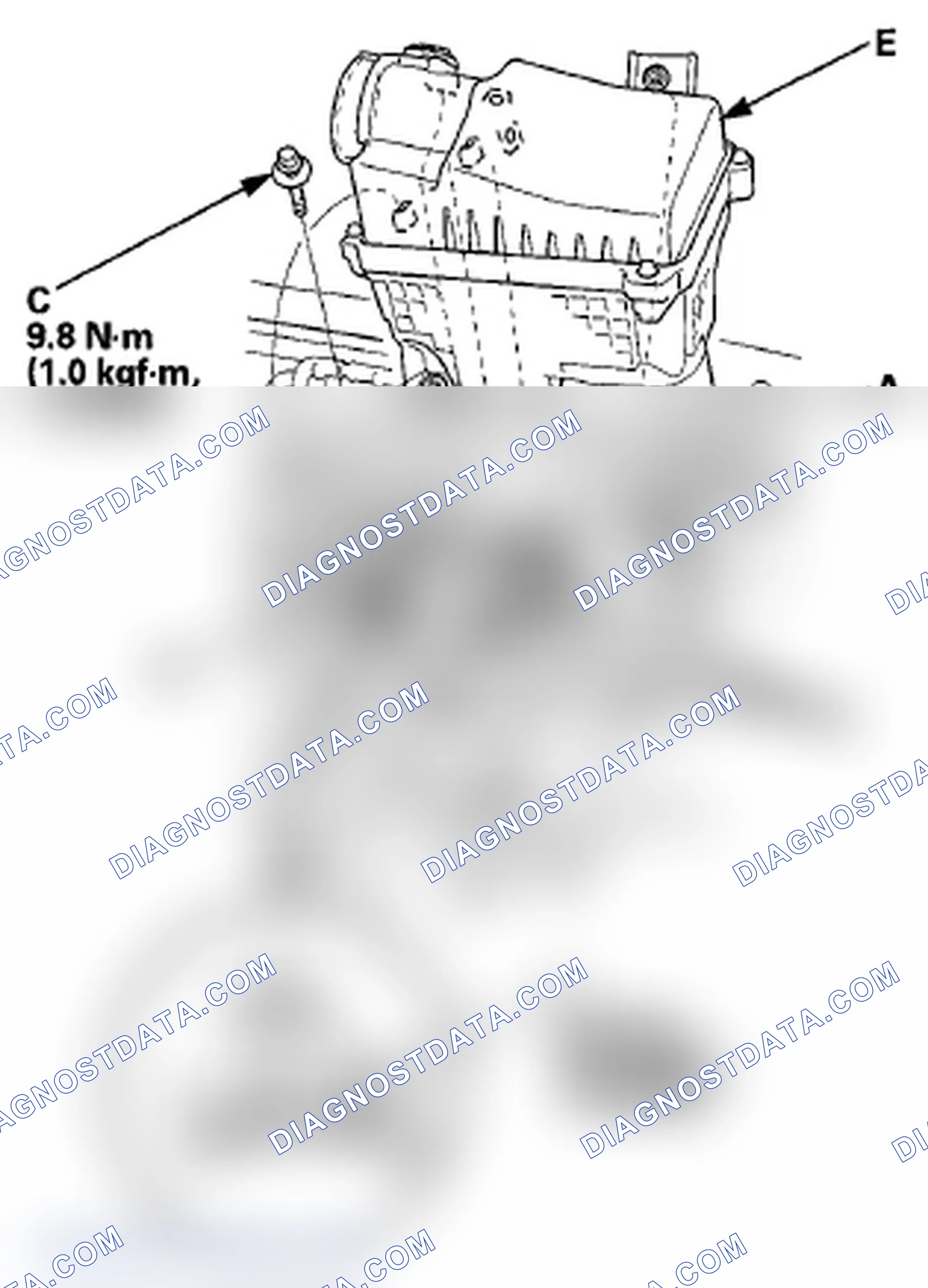 Scheme 19: Air Cleaner Removal/Installation