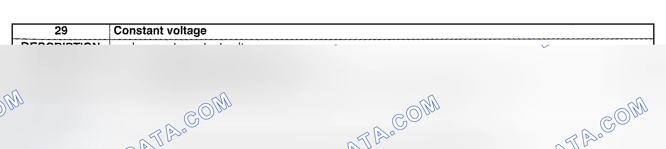 Scheme 323: NO. 29 CONSTANT VOLTAGE