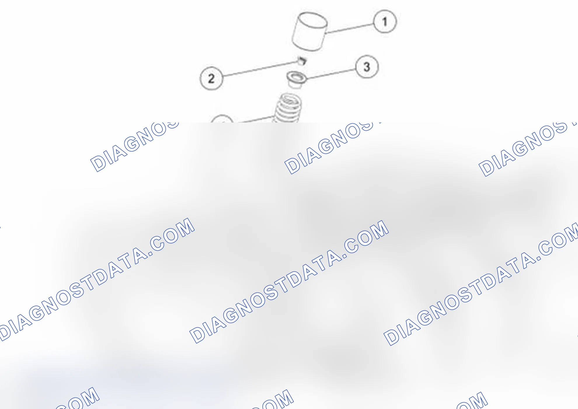 Scheme 1138: Valve Train Components - Exploded View