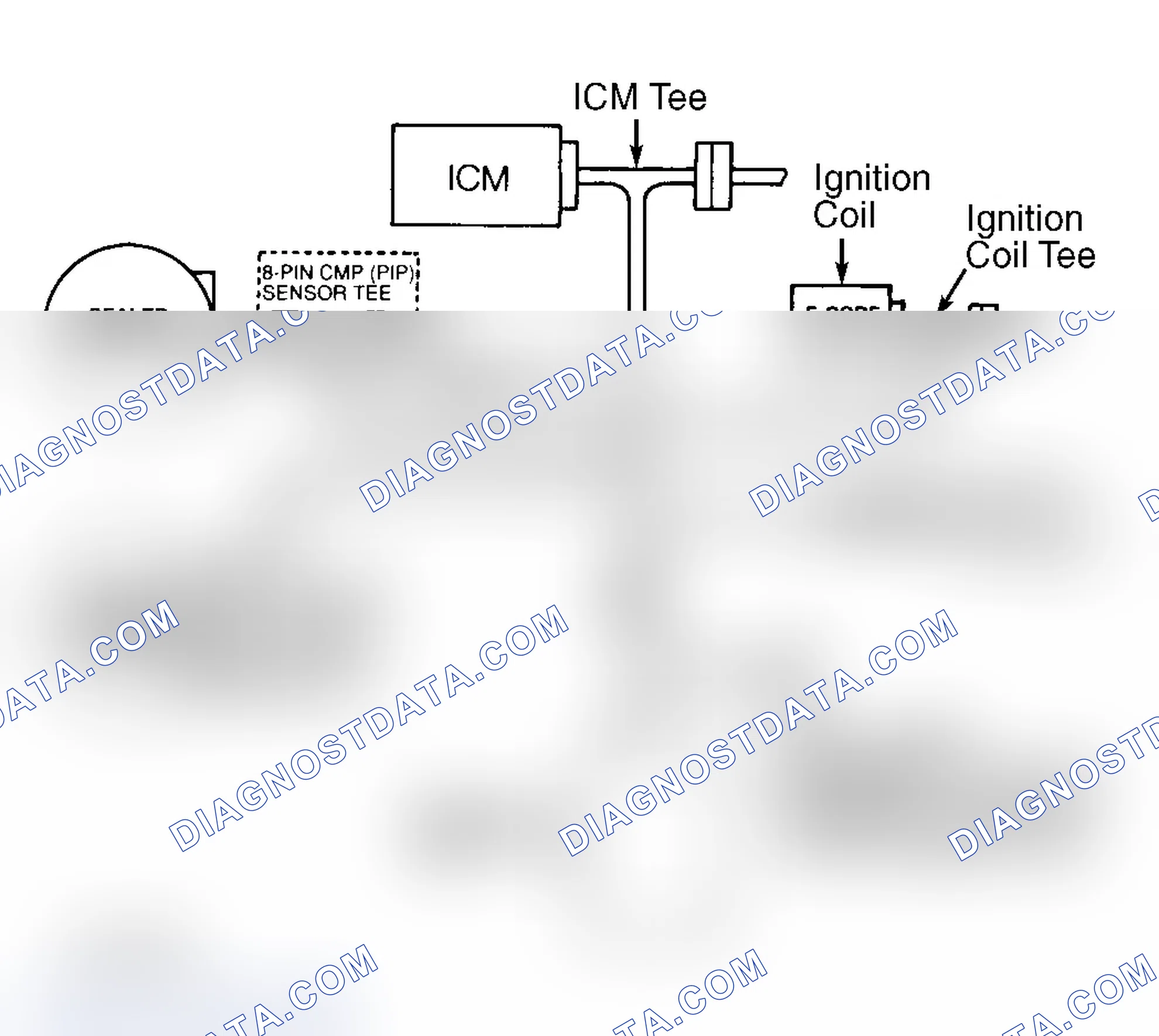 Scheme 78: NO SPARK FROM COIL SECONDARY (REMOTE MOUNTED ICM)