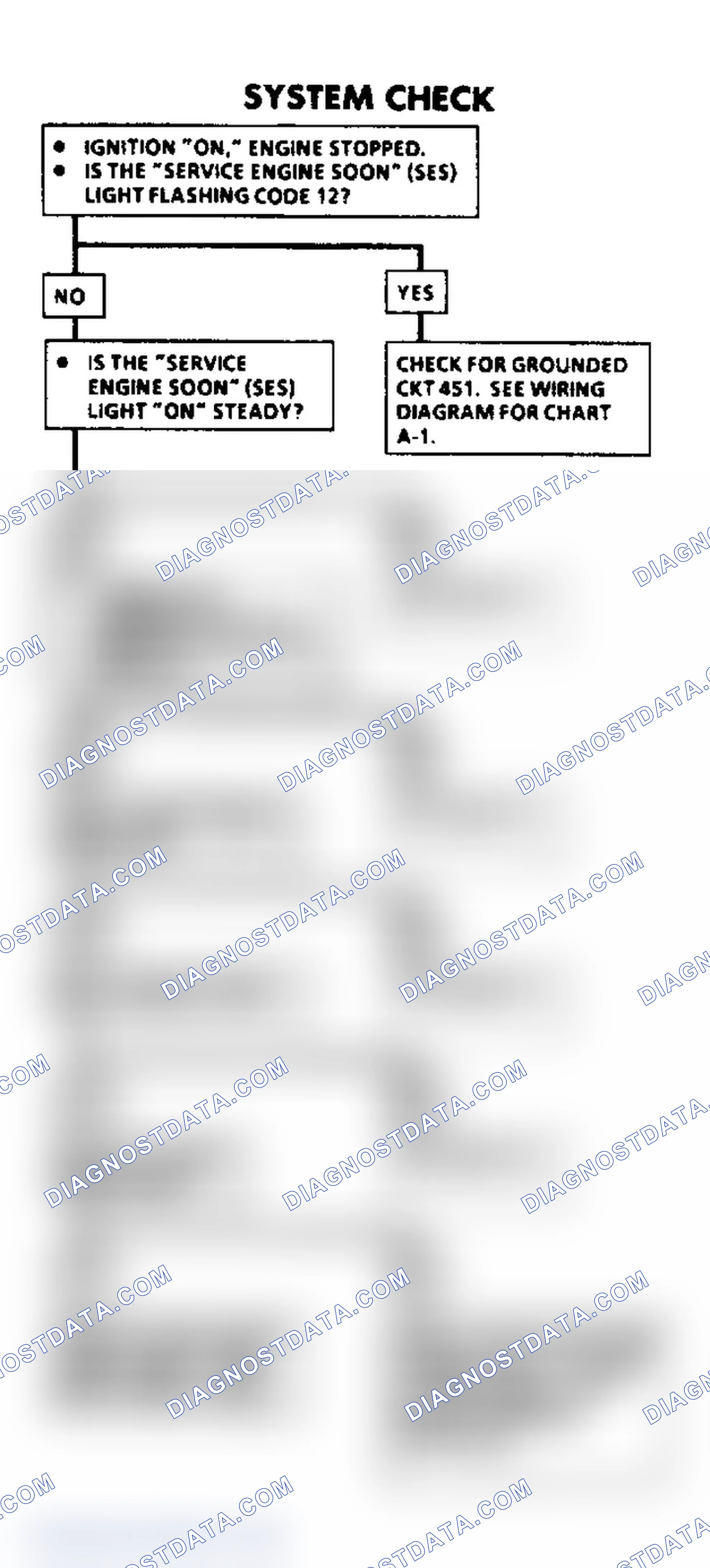Scheme 226: System Check Flow Chart