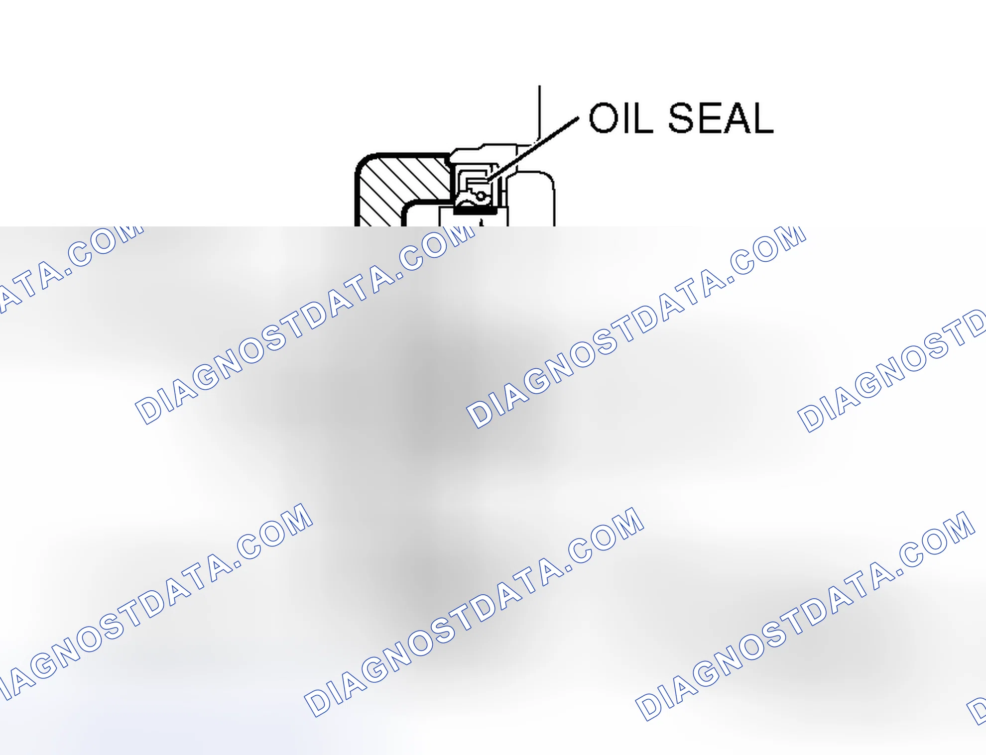 Scheme 50: >> A << CRANKSHAFT REAR OIL SEAL INSTALLATION