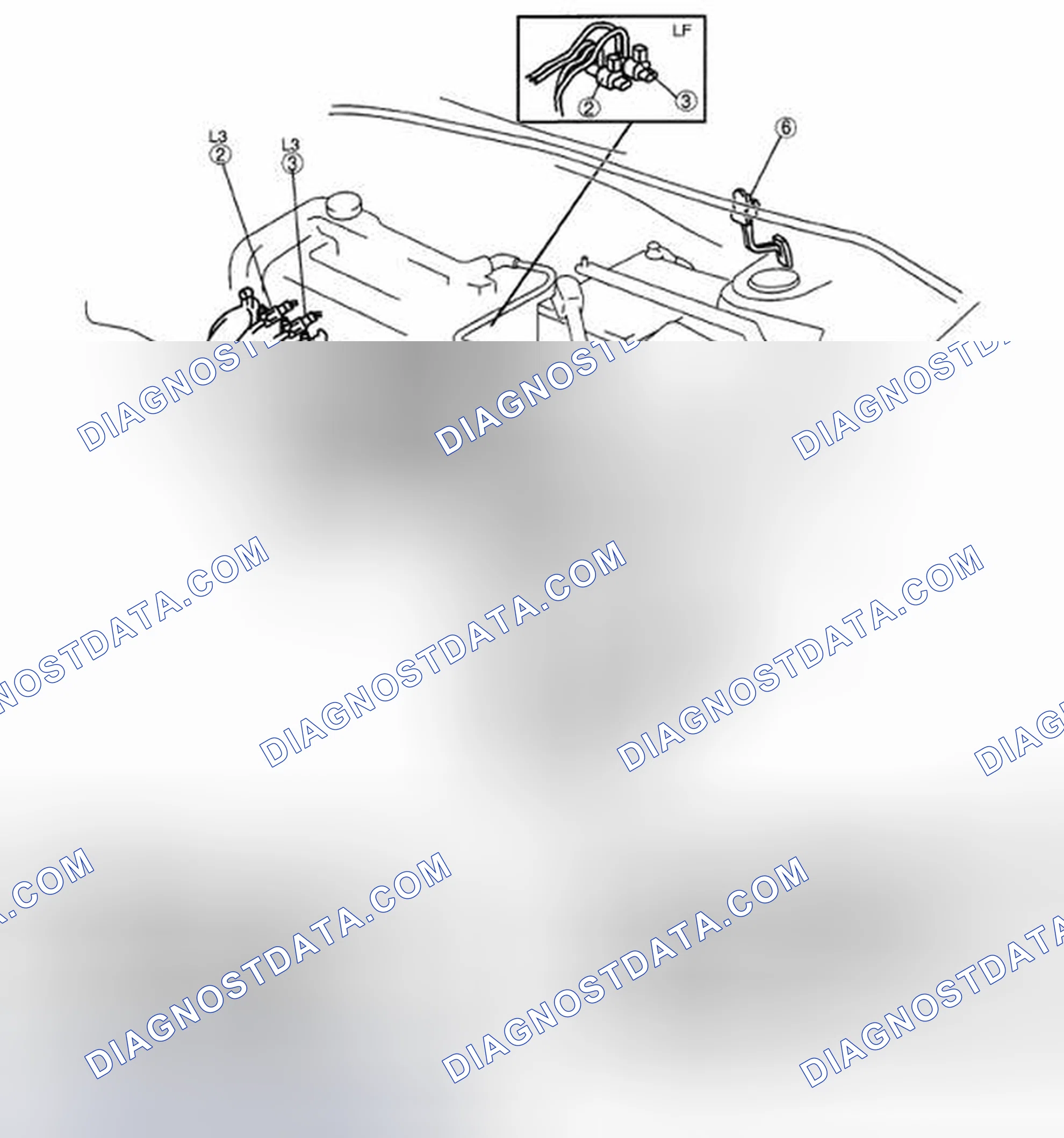 Scheme 283: INTAKE AIR SYSTEM LOCATION INDEX [LF, L3]