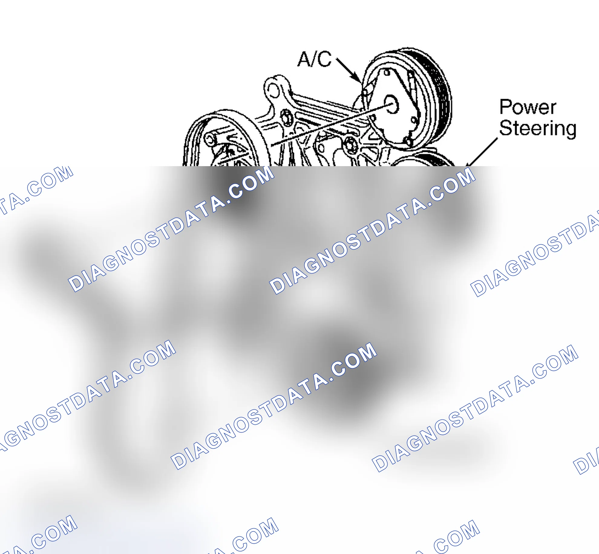 Scheme 7: Serpentine Belt Routing (2.2L "S" Series)