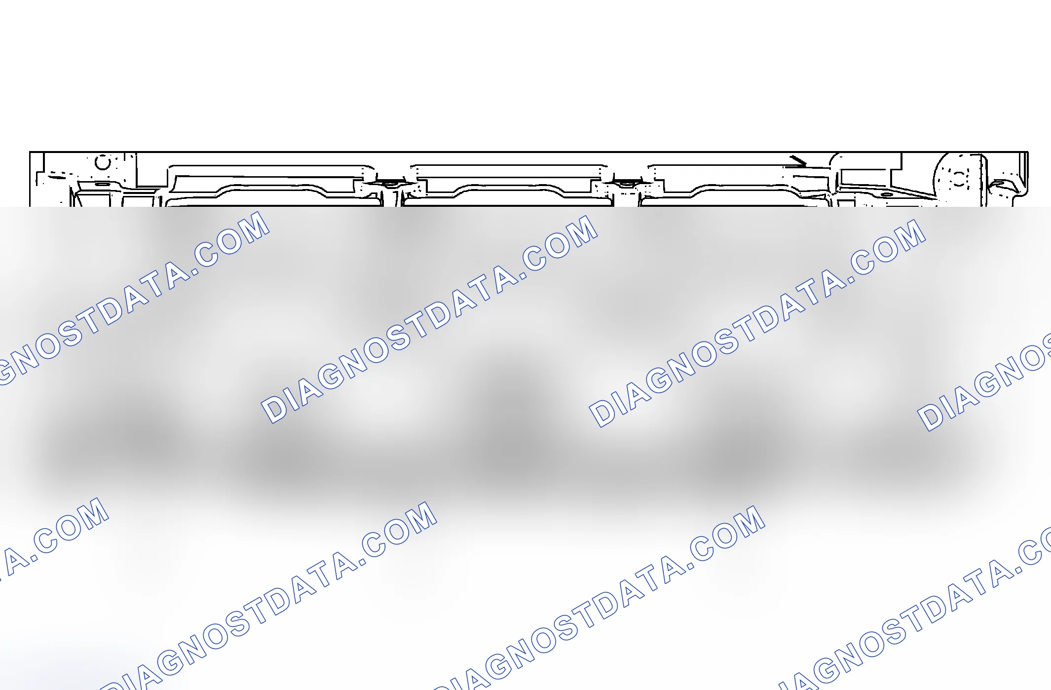 Scheme 133: Right Cylinder Head Intake Face (LF1)