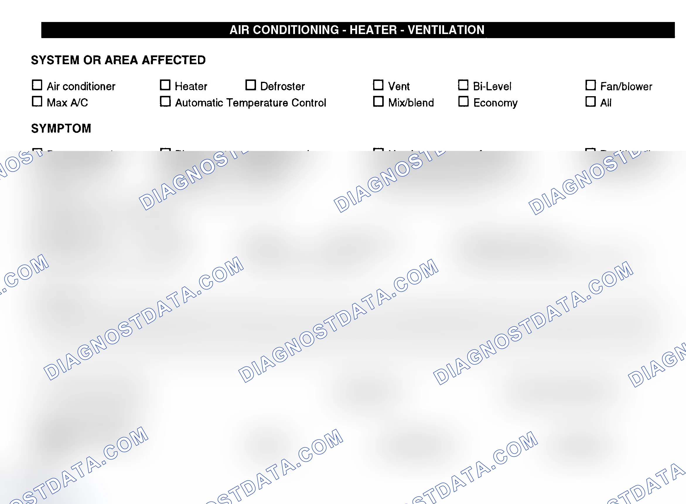 Scheme 8: Air Conditioning, Heater & Ventilation