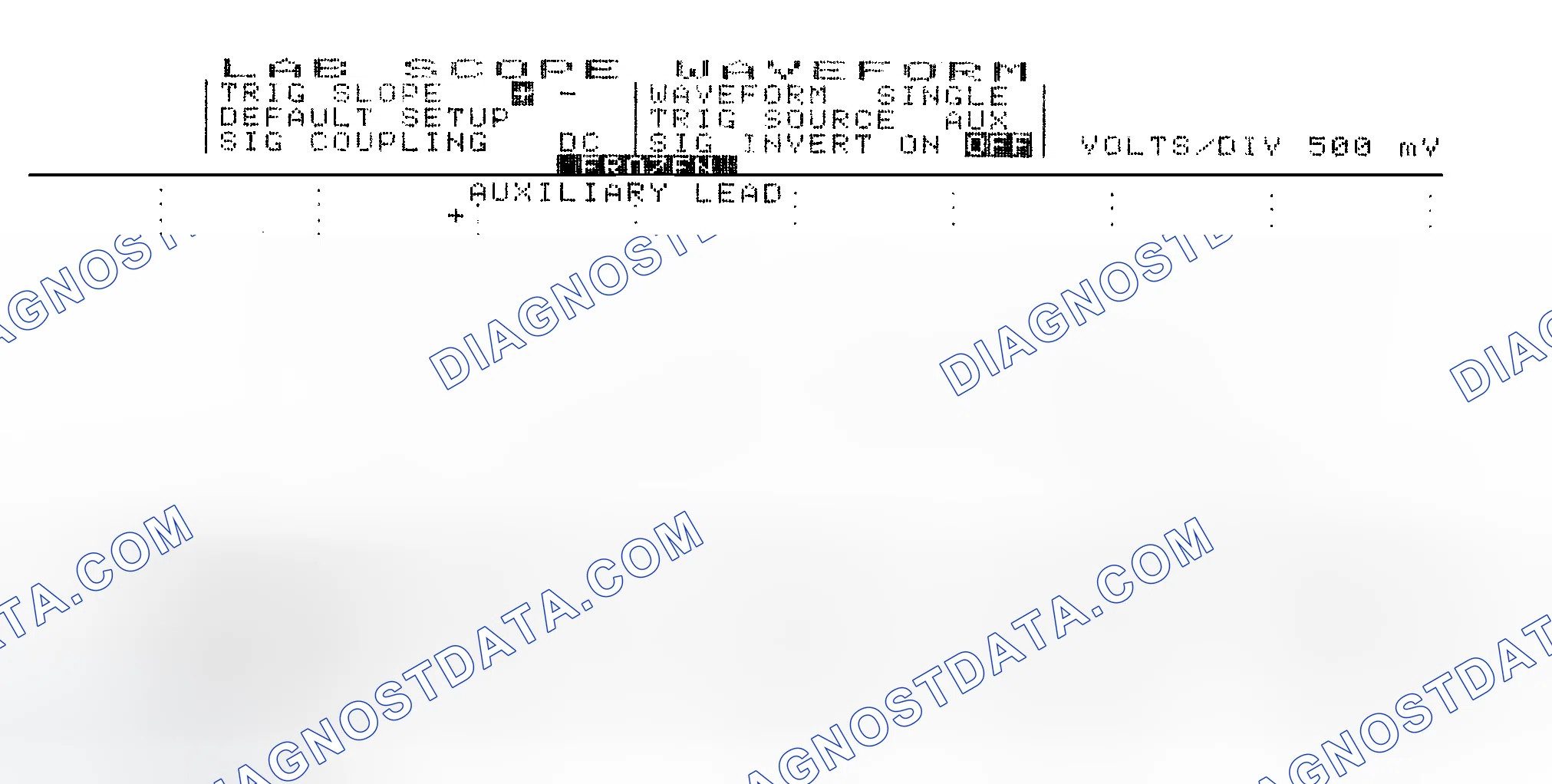Scheme 14: Single Injector w/Excessive Current Flow - Current Pattern