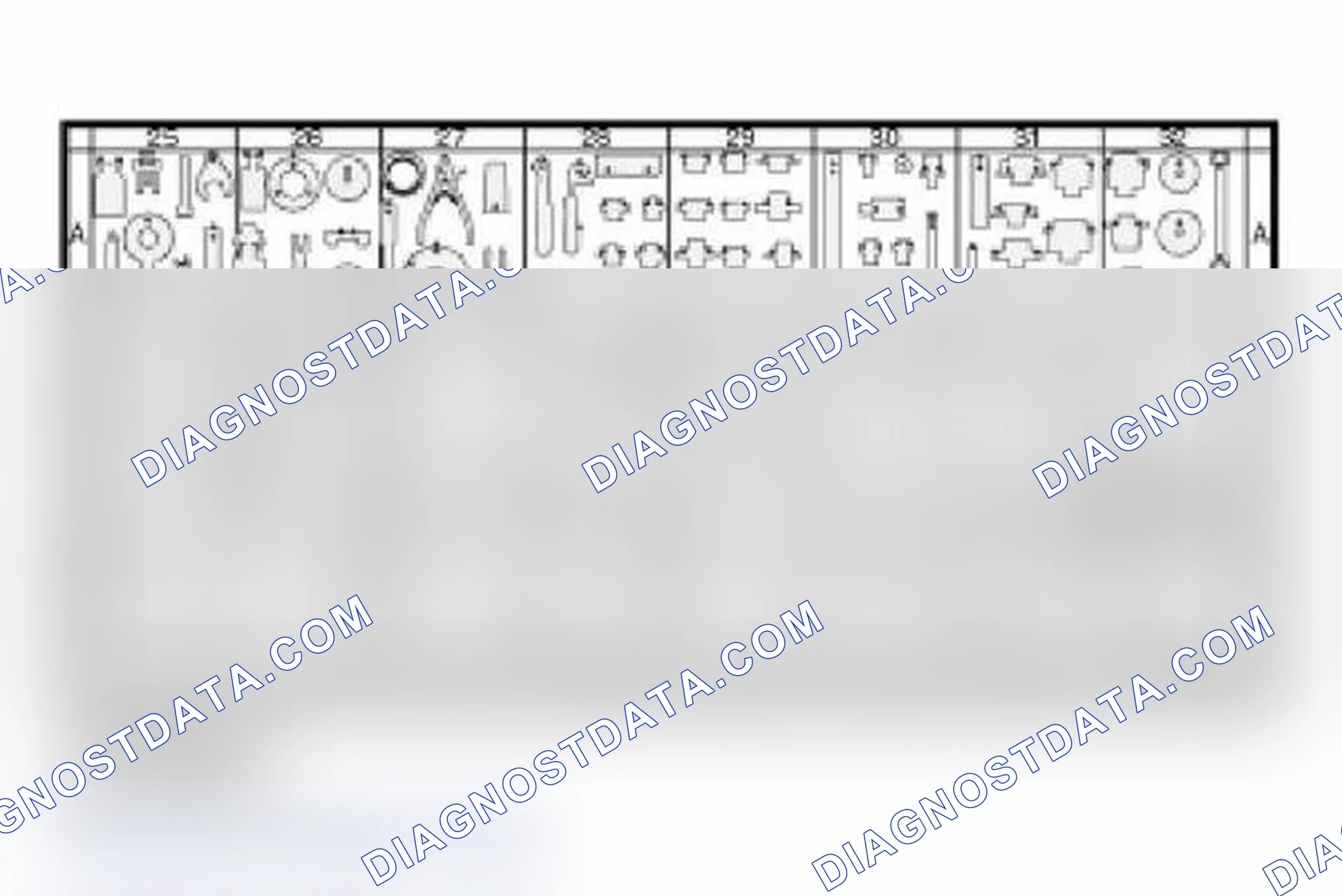Scheme 24: 00 0 040 Special tool board IV complete