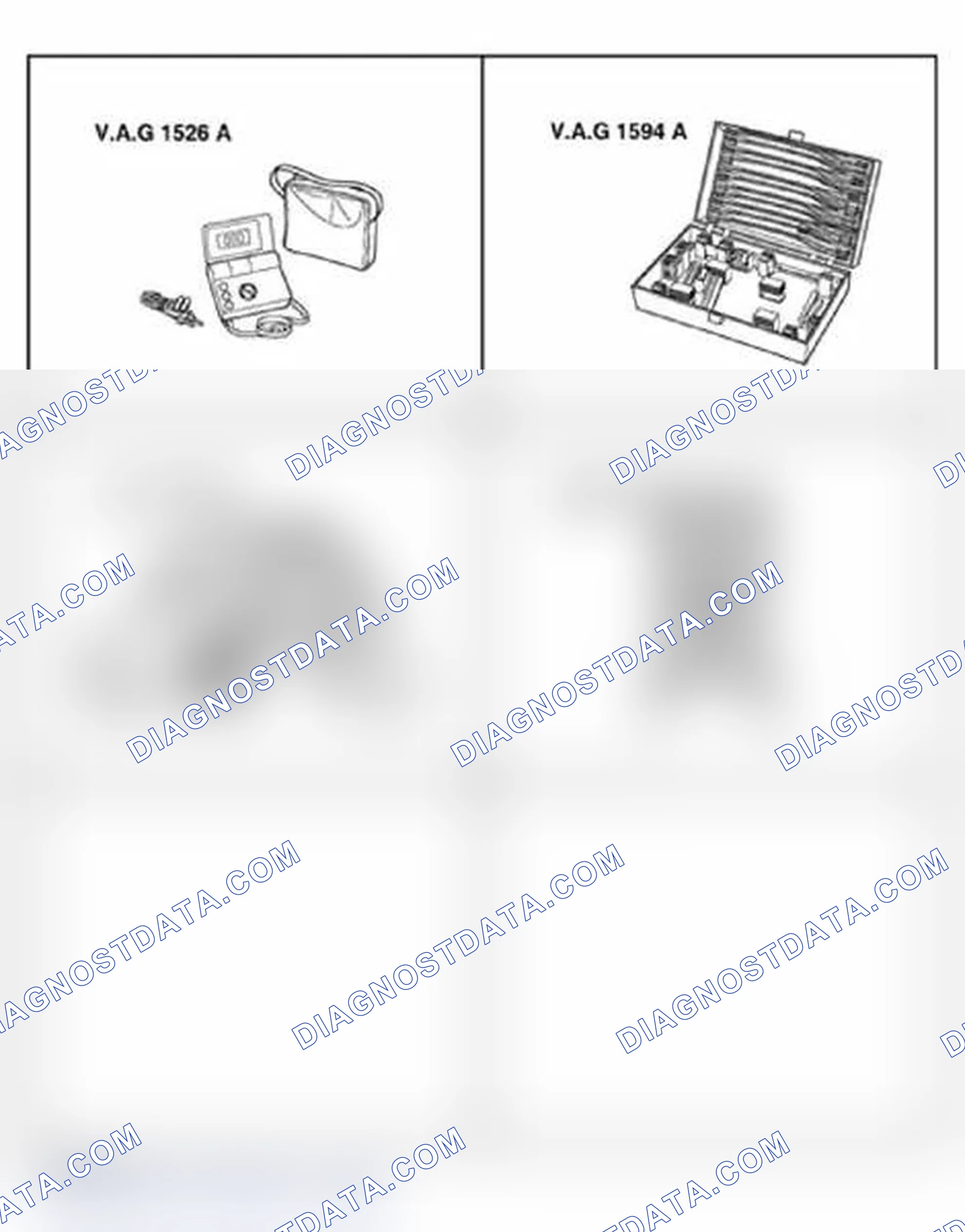 Scheme 522: Special tools and equipment