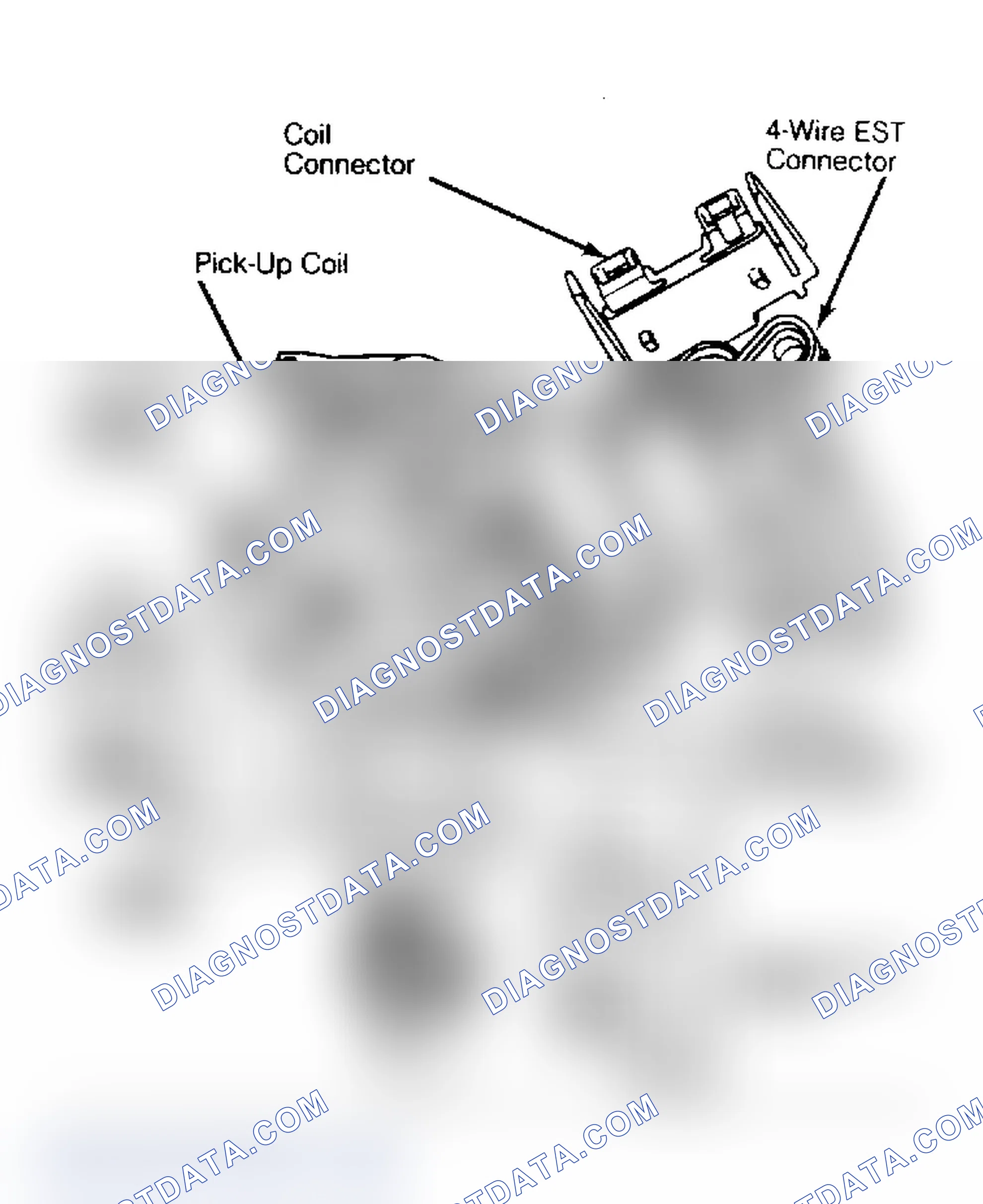 Scheme 17: Checking Distributor Pick-Up Coil Integral mounted ignition coil is shown.