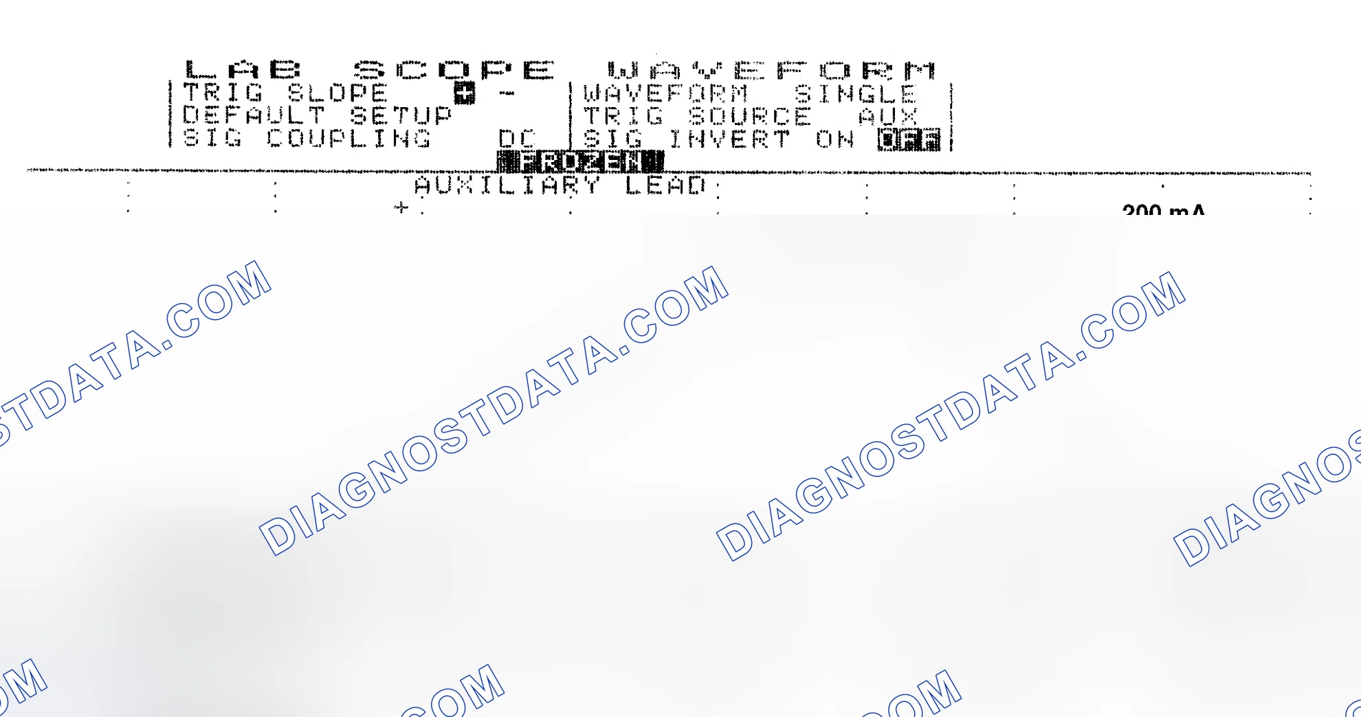 Scheme 13: Single Injector w/Normal Current Flow - Current Pattern