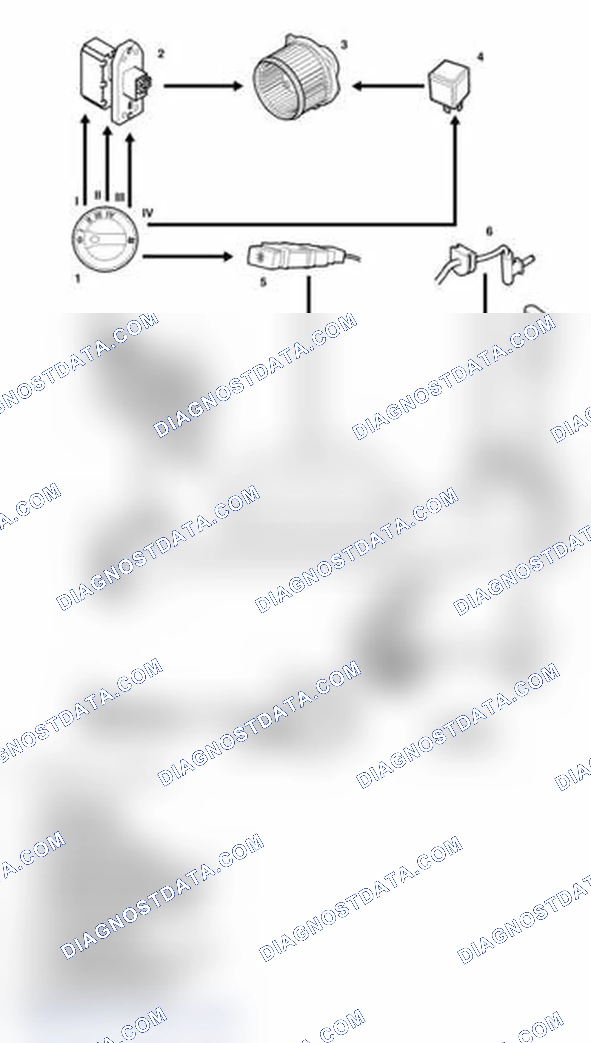 Scheme 55: A/C SYSTEM CONTROL SCHEMATIC - K1.8 AND NON NAS KV6 (UP TO 2003 MODEL YEAR)