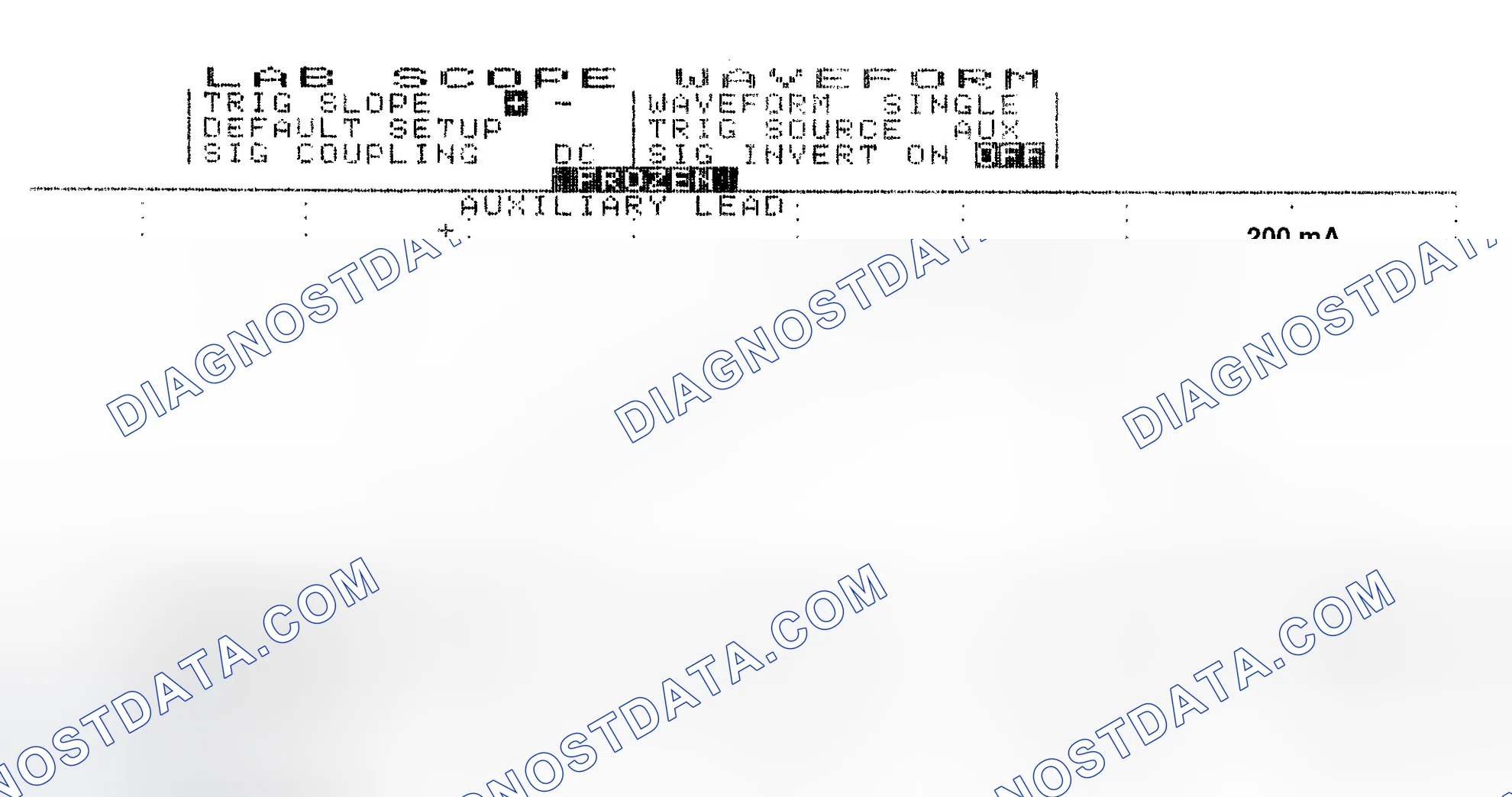 Scheme 13: Single Injector w/Normal Current Flow - Current Pattern