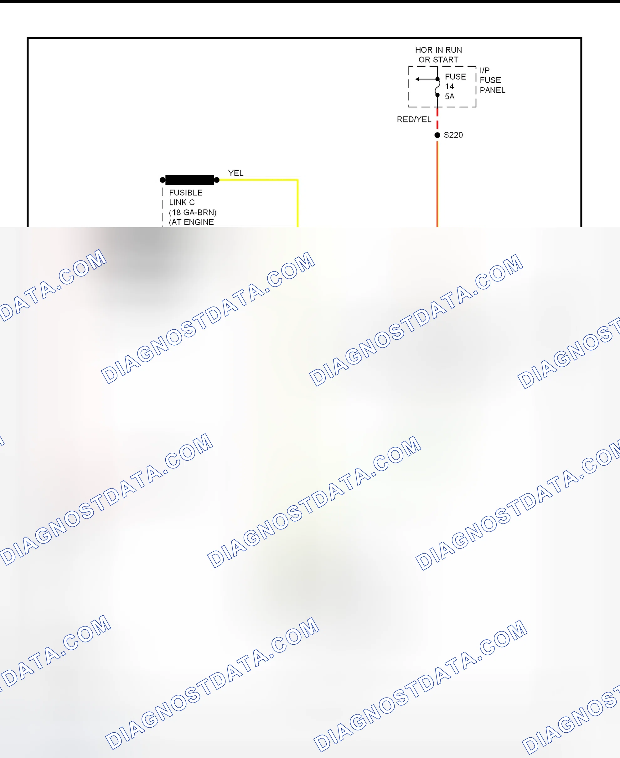 Scheme 1: Charging System Wiring Diagram