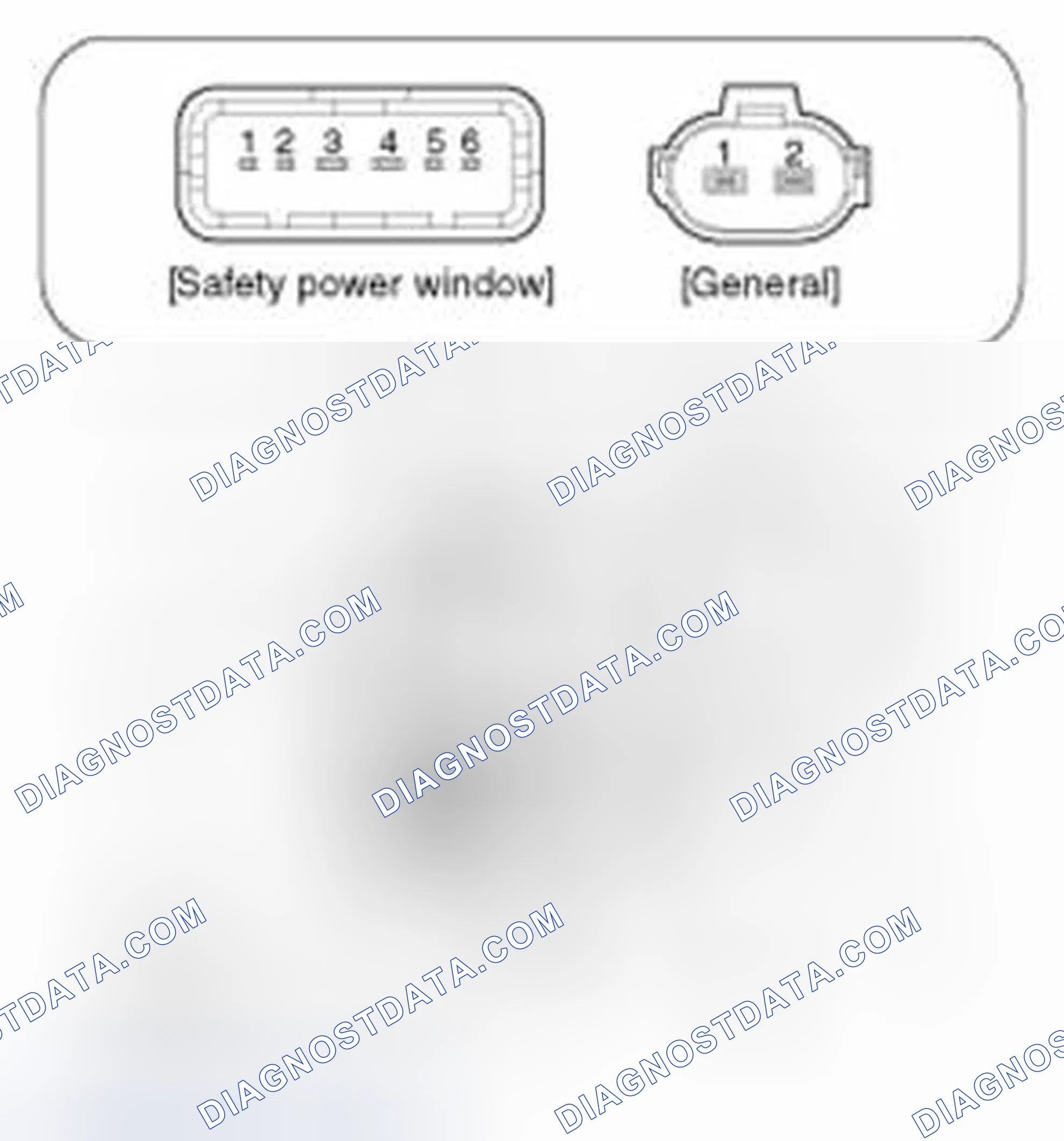 Scheme 3: Front Power Window Motor Inspection