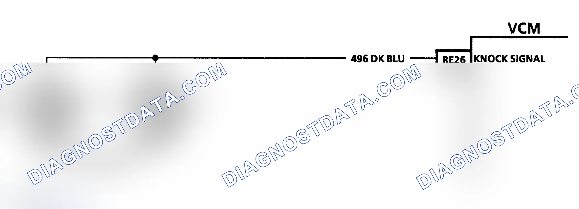 Scheme 183: Code P0327 Schematic ("S" & "T" Series 4.3L - VIN Z) Knock Sensor Grounded