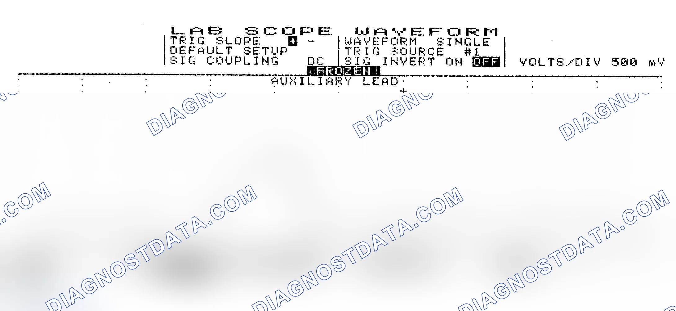 Scheme 10: Single Injector w/Excessive Current Flow - Current Pattern