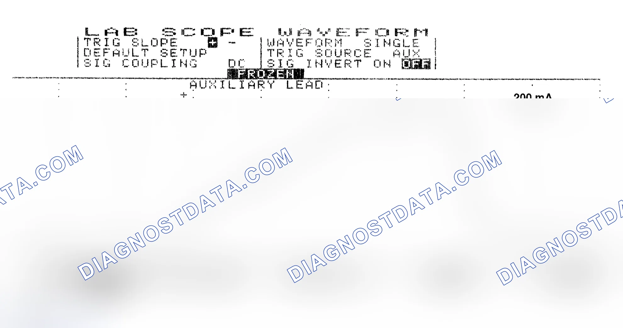 Scheme 13: Single Injector w/Normal Current Flow - Current Pattern
