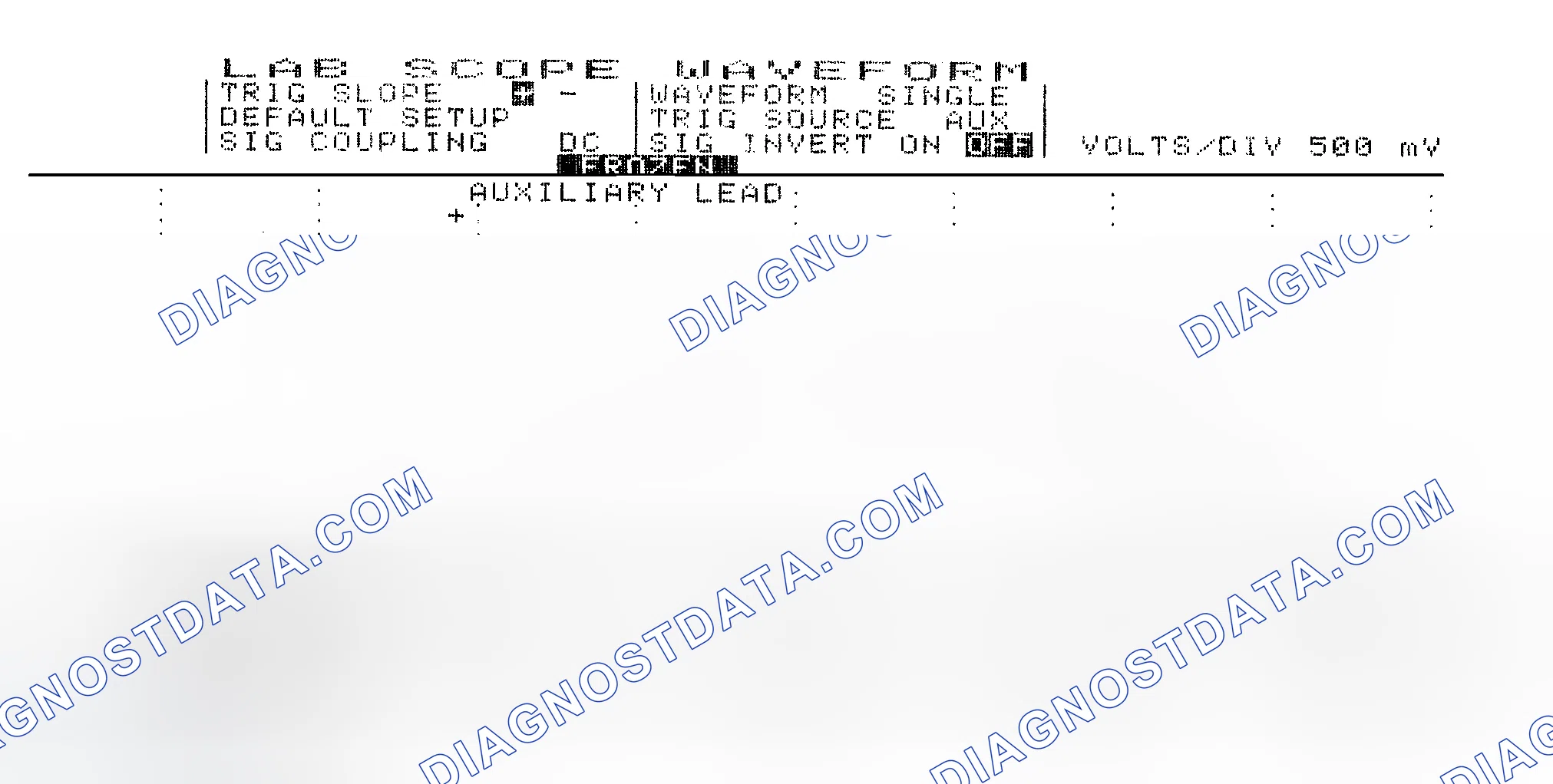 Scheme 14: Single Injector w/Excessive Current Flow - Current Pattern