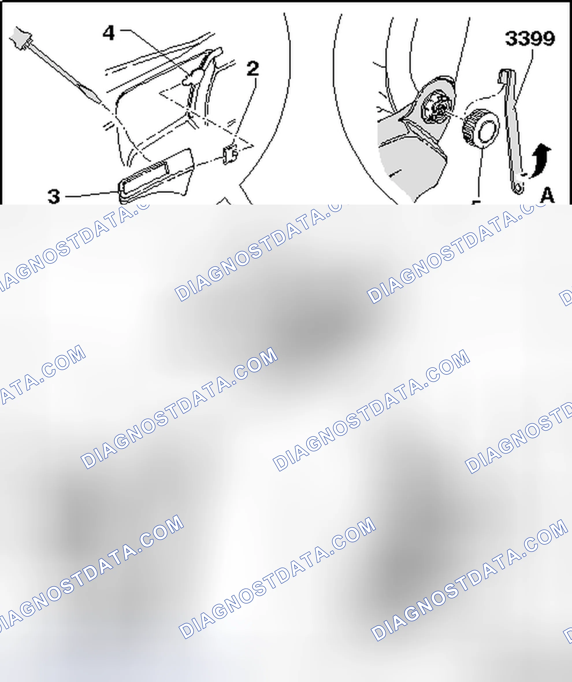 Scheme 98: LEFT BUCKET SEAT TRIM