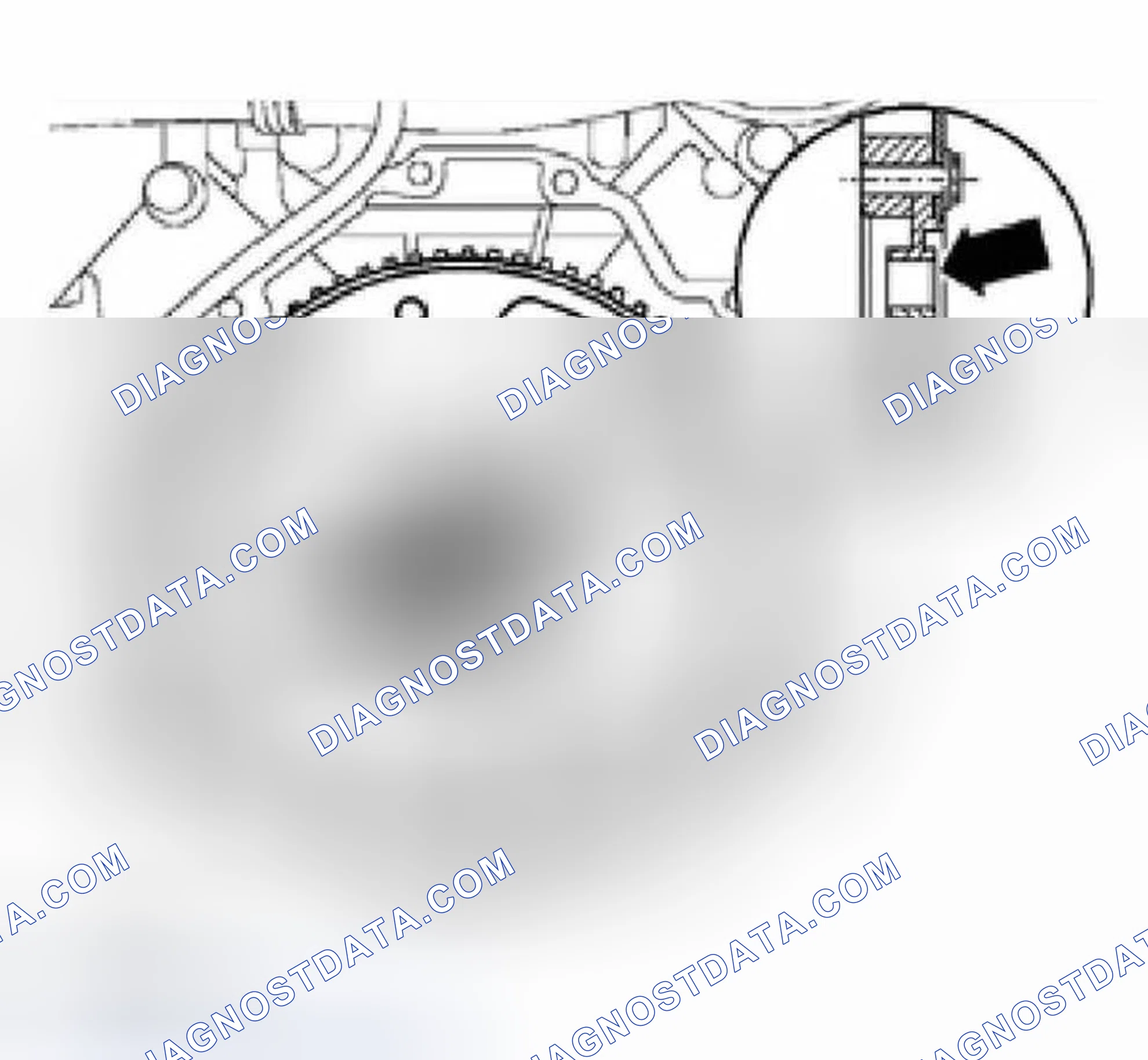 Scheme 364: Centering bushing of drive plate for automatic transmission 01V