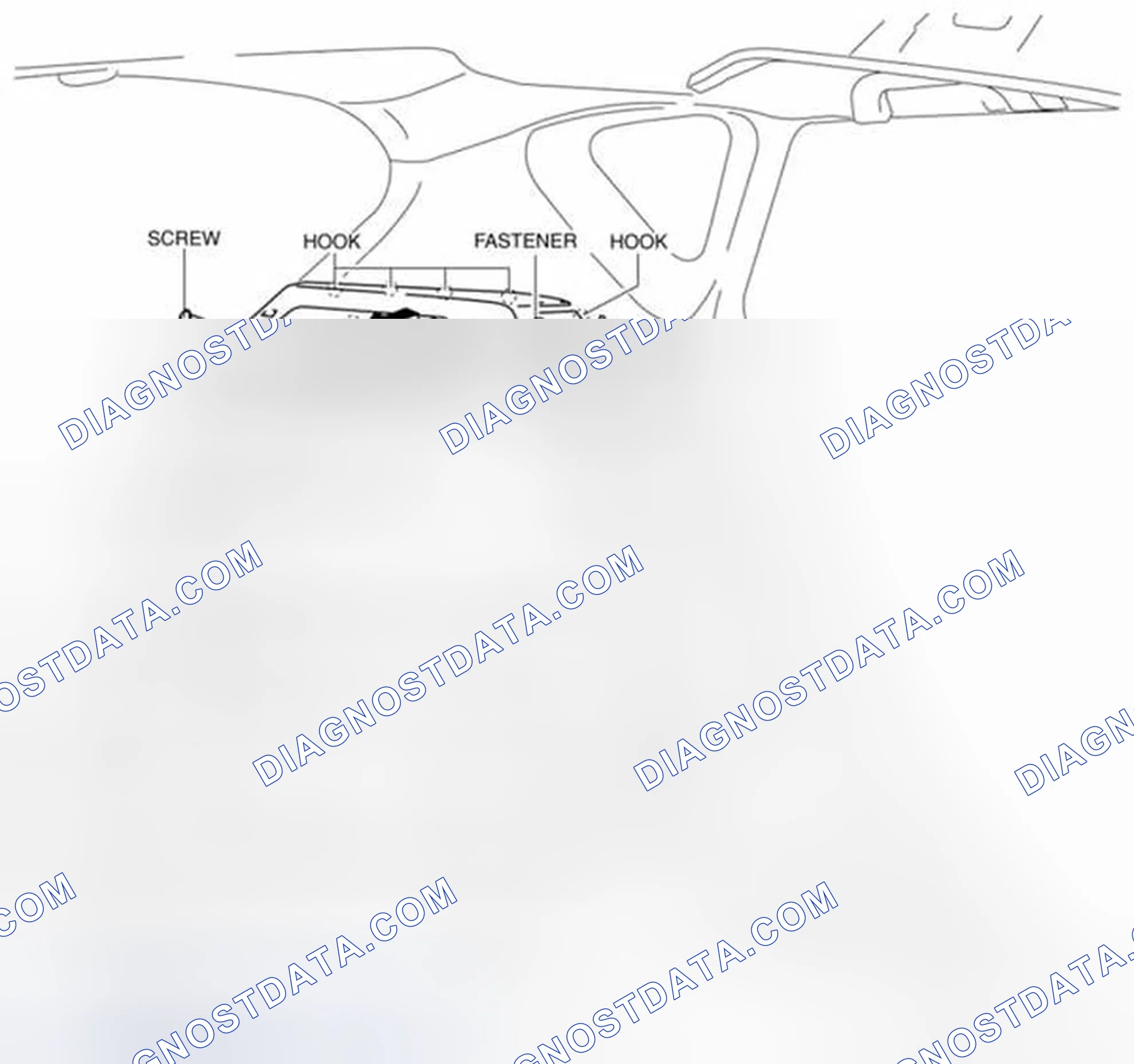 Scheme 136: TRUNK SIDE UPPER TRIM REMOVAL/INSTALLATION