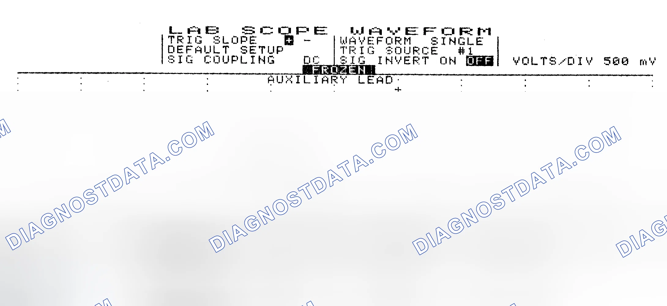 Scheme 10: Single Injector w/Excessive Current Flow - Current Pattern