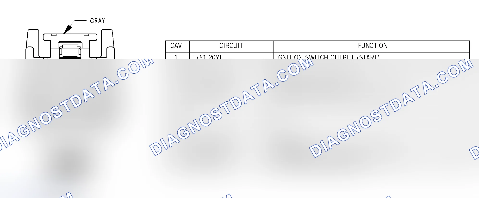 Scheme 364: INTEGRATED POWER MODULE C7 - GRAY 10 WAY